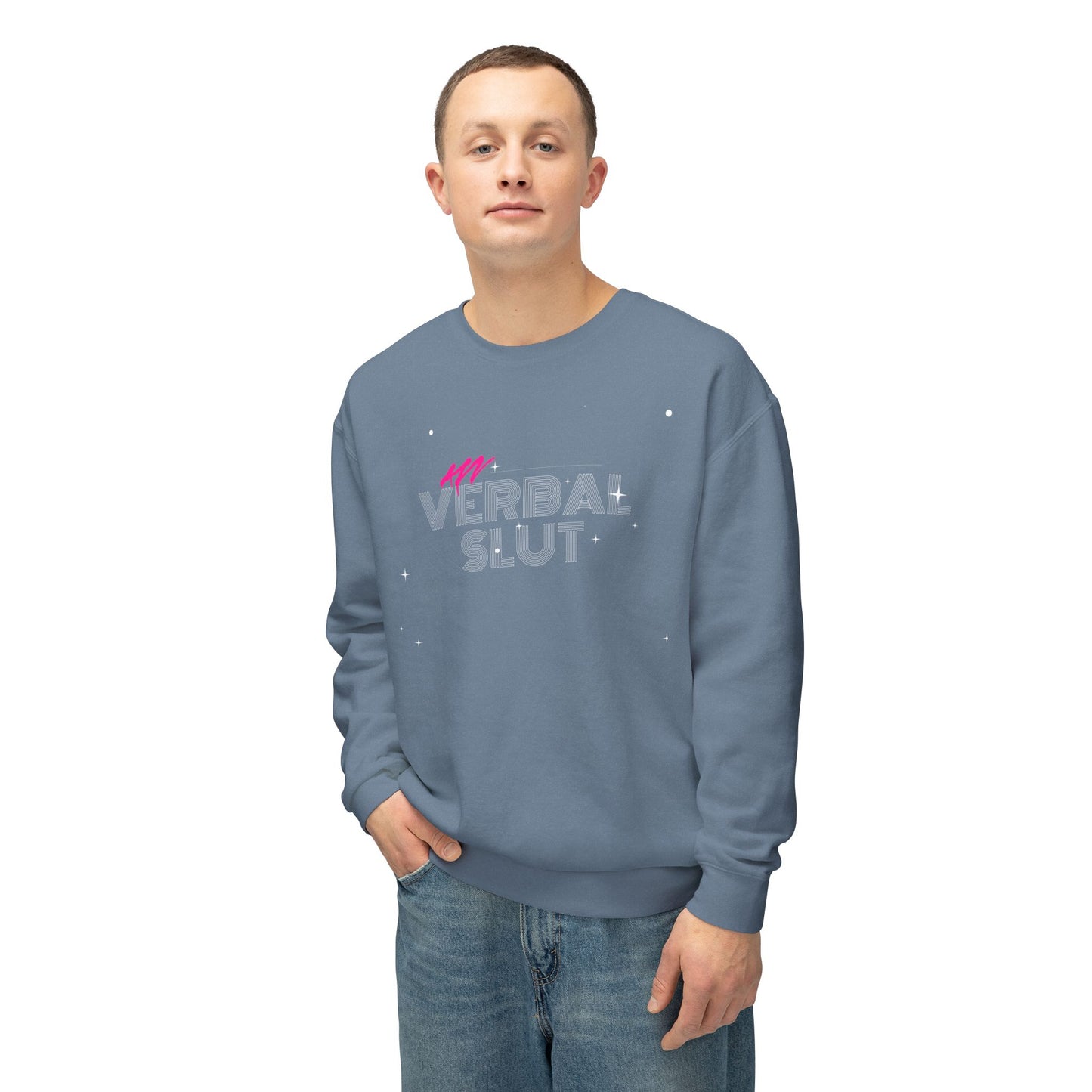 VerbalSlut Unisex Lightweight Crewneck Sweatshirt