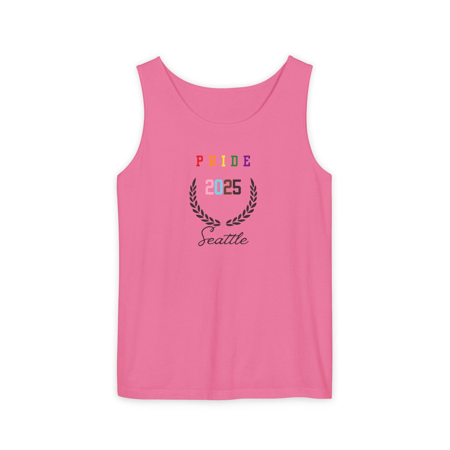 Seattle Pride Unisex Garment-Dyed Tank Top