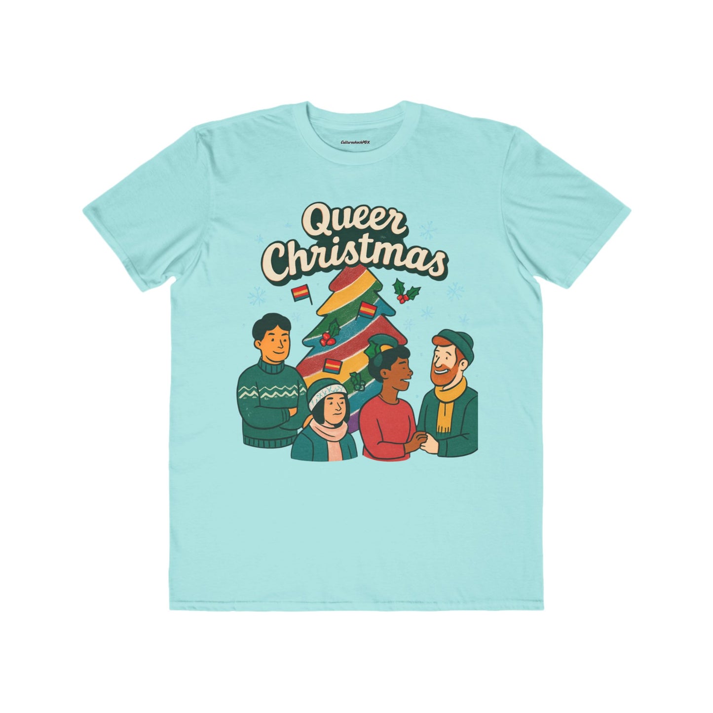 Queer Christmas Men's Lightweight Fashion Tee