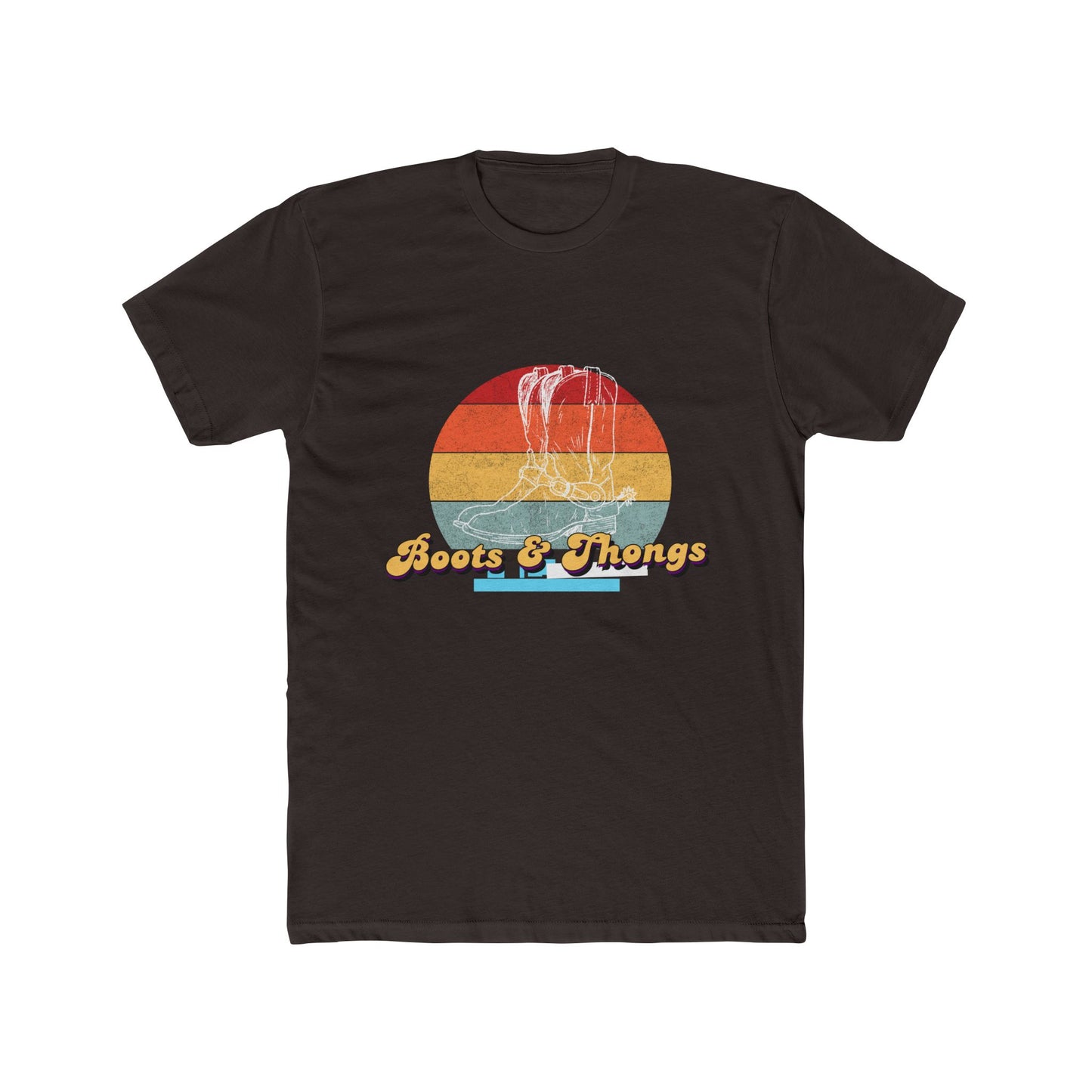Boots and Thongs Unisex Cotton Crew Tee