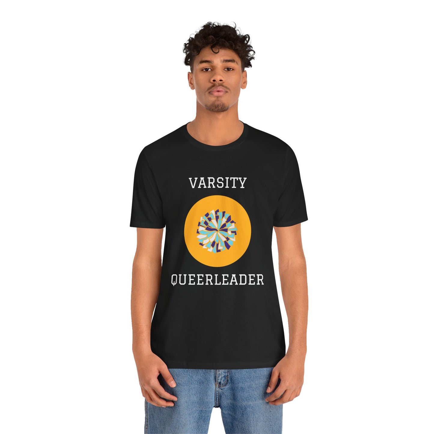 Varsity Queerleader #2 Unisex Jersey Short Sleeve Tee