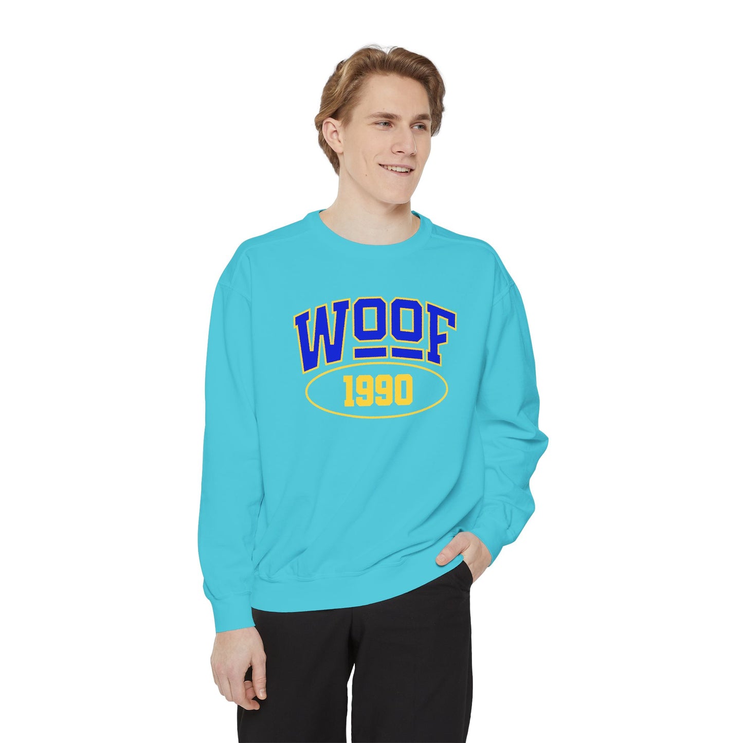 Woof 1990 Unisex Garment-Dyed Sweatshirt