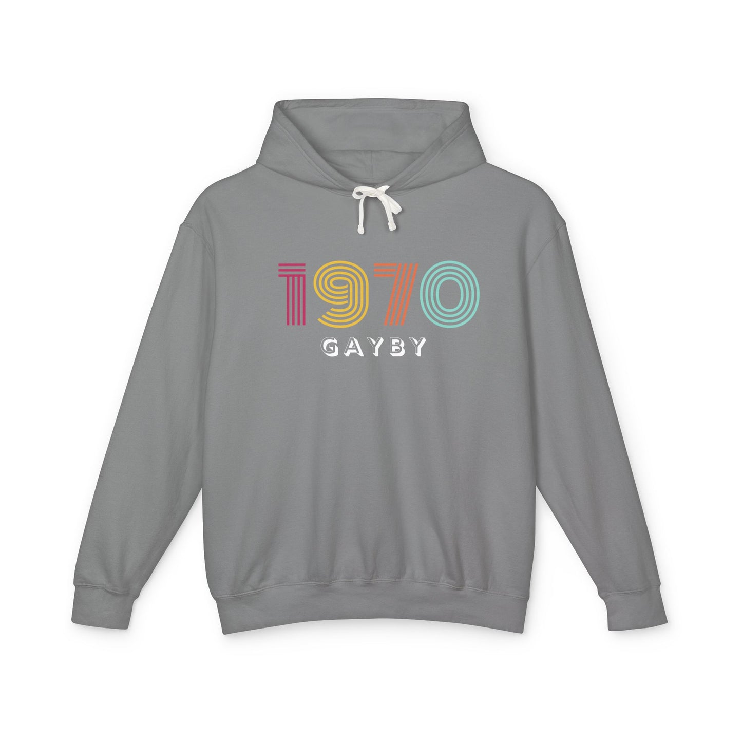 1970 Unisex Lightweight Hooded Sweatshirt