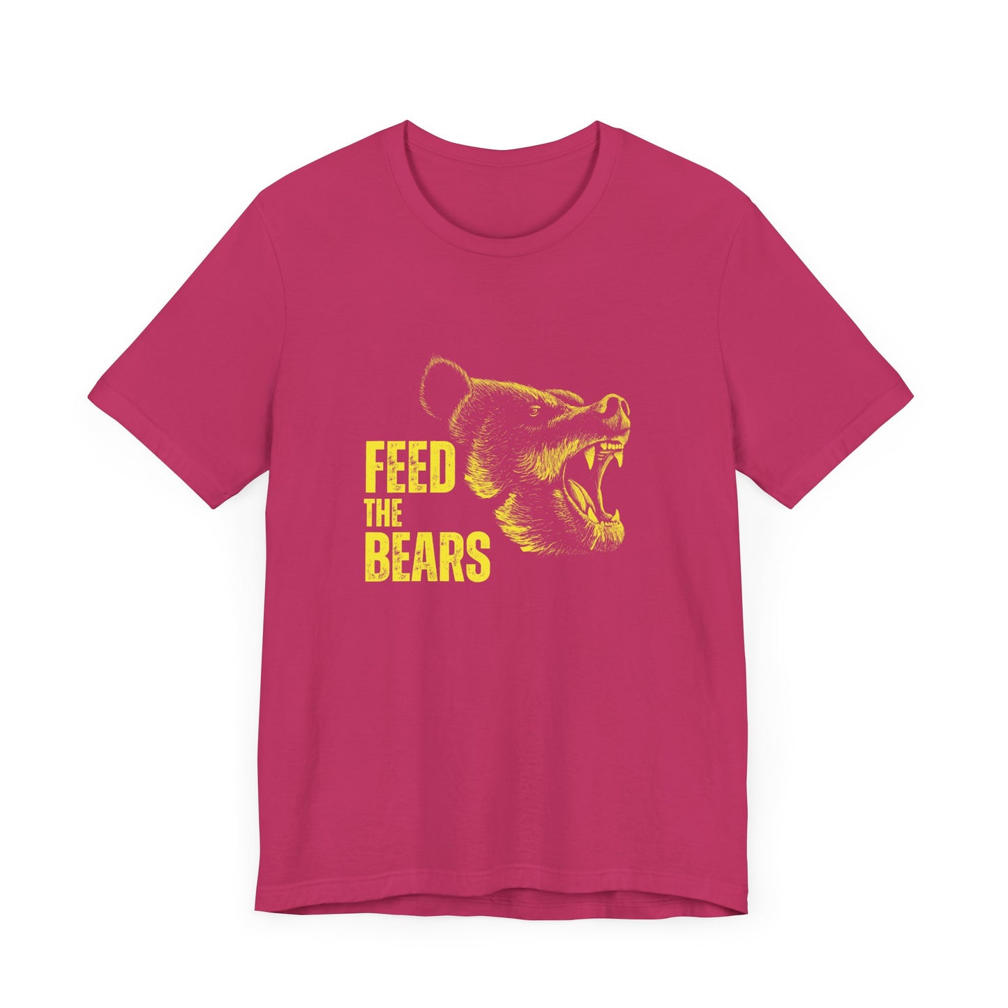 Feed The Bears Unisex Jersey Short Sleeve Tee