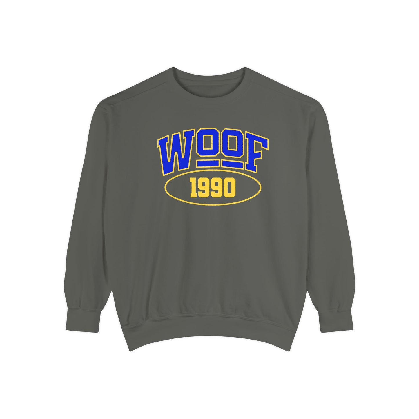 Woof 1990 Unisex Garment-Dyed Sweatshirt