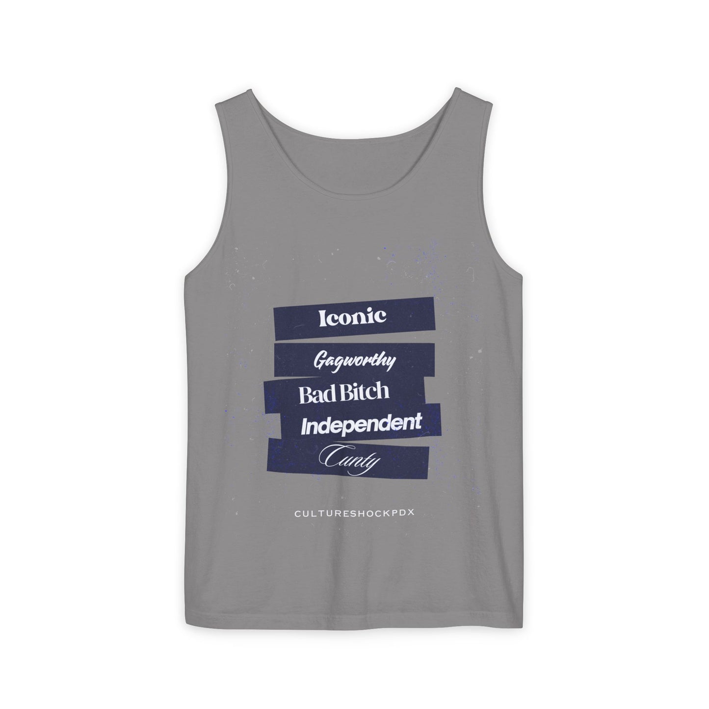 Iconic Unisex Garment-Dyed Tank Top