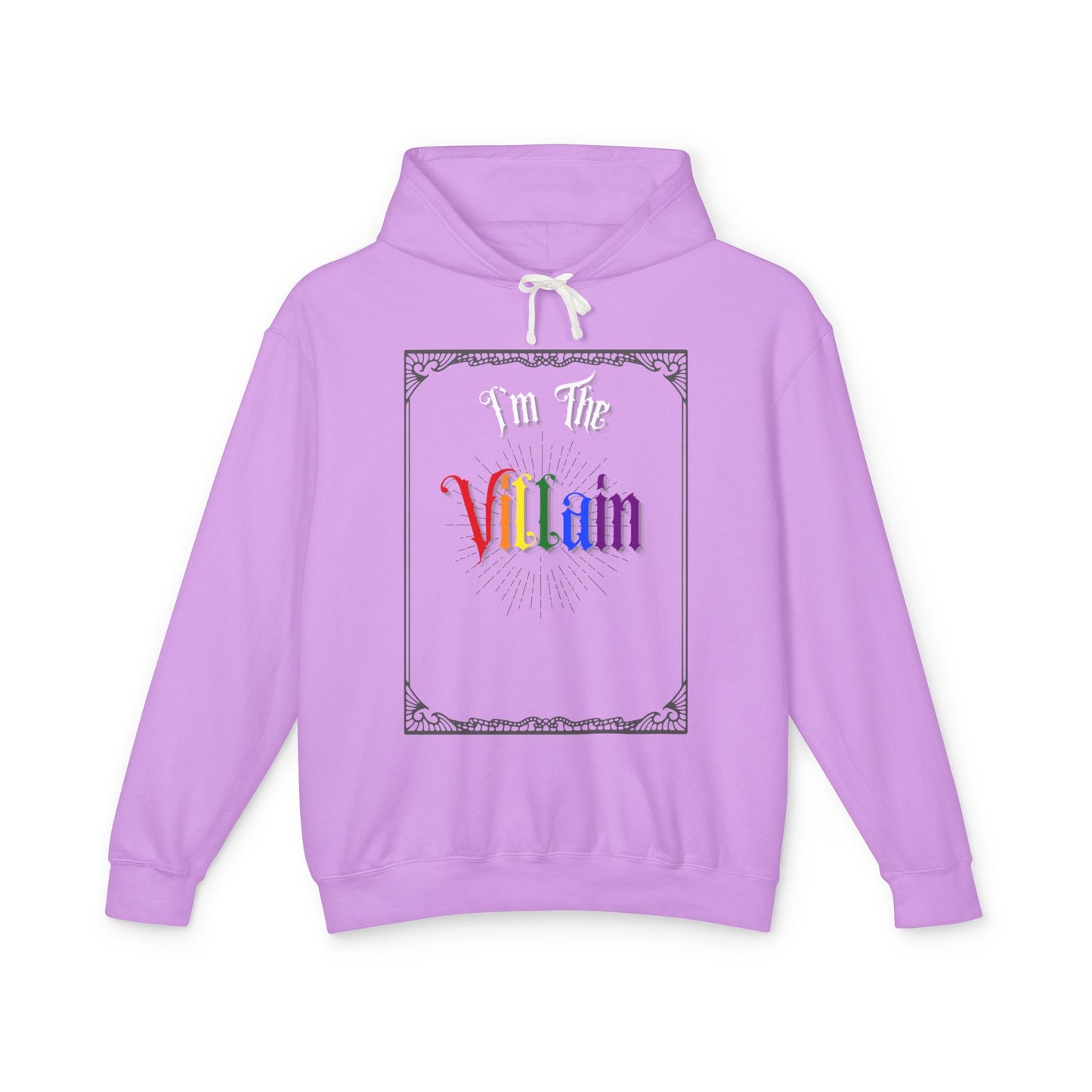 Rainbow Villian Unisex Lightweight Hooded Sweatshirt