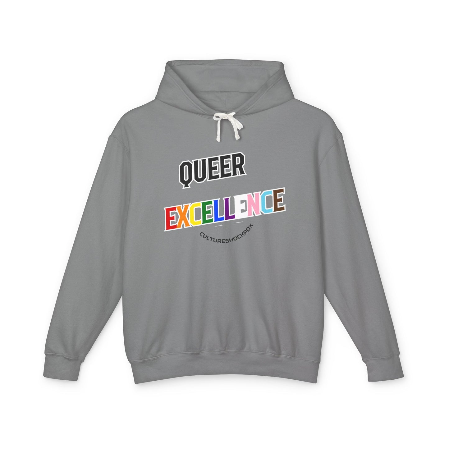 Queer Excellence Unisex Lightweight Hooded Sweatshirt