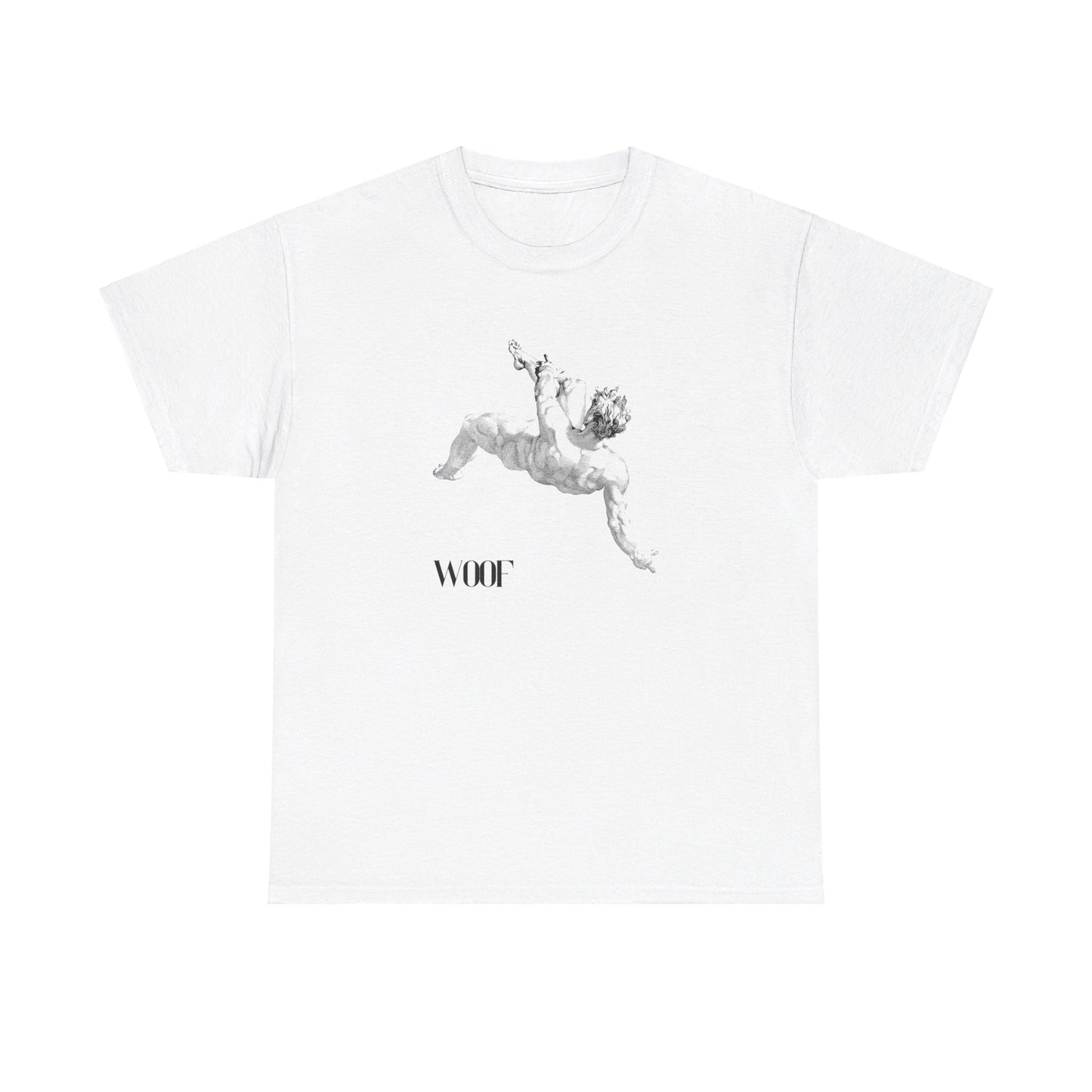 Woof Get my attention Unisex Heavy Cotton Tee