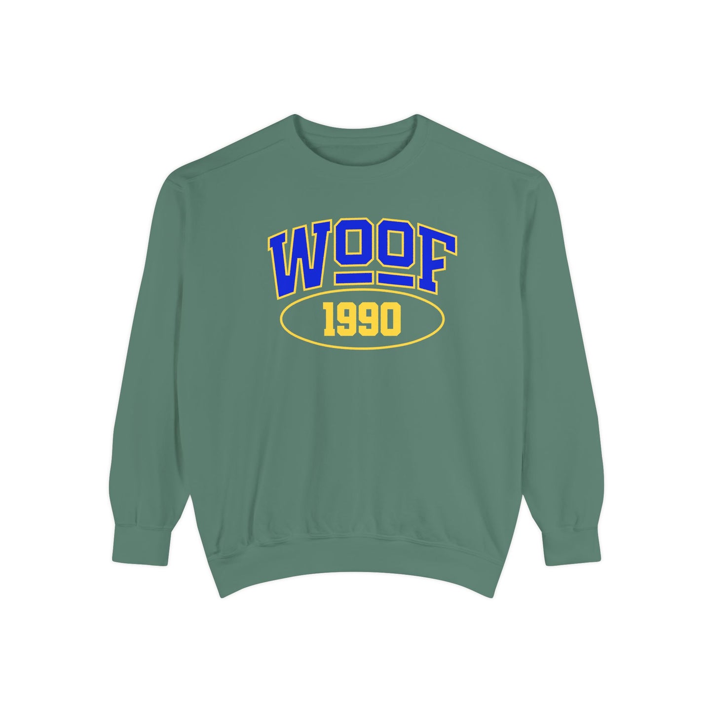 Woof 1990 Unisex Garment-Dyed Sweatshirt