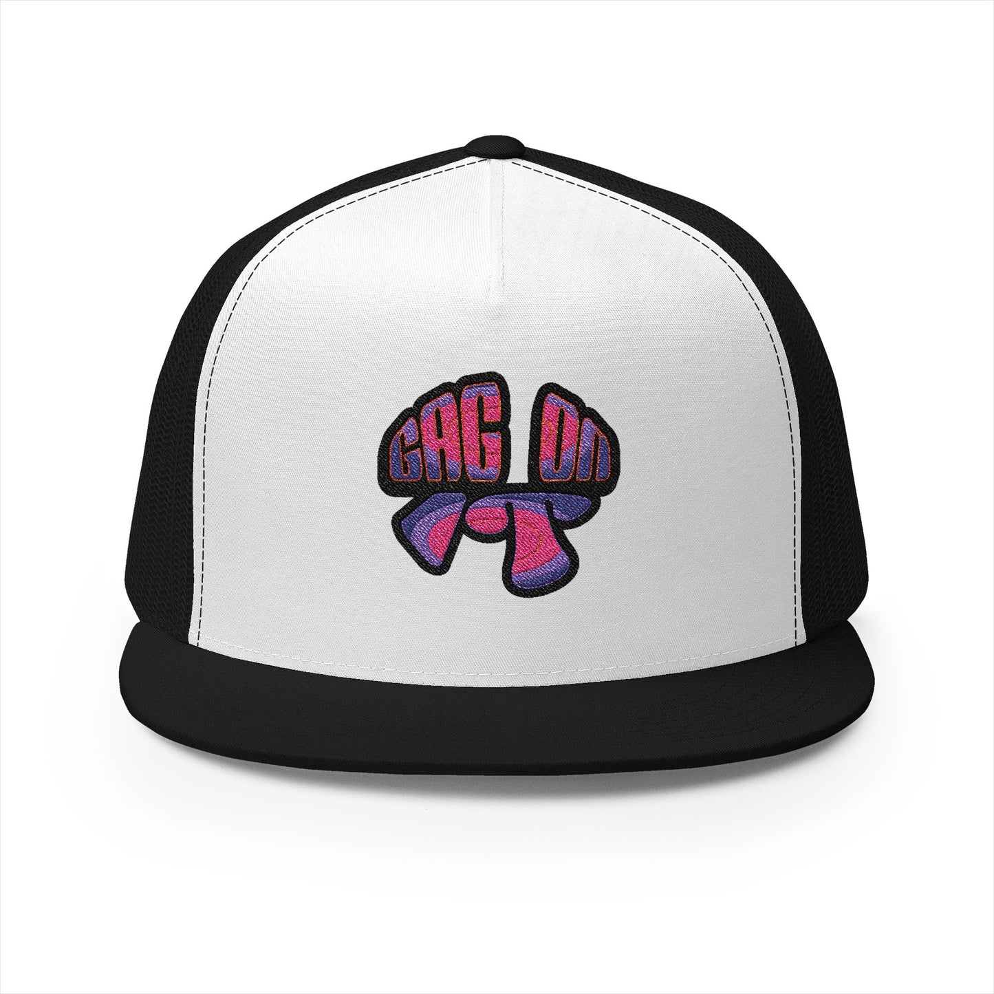Gag On it 5 Panel Trucker Cap (Embroidery)