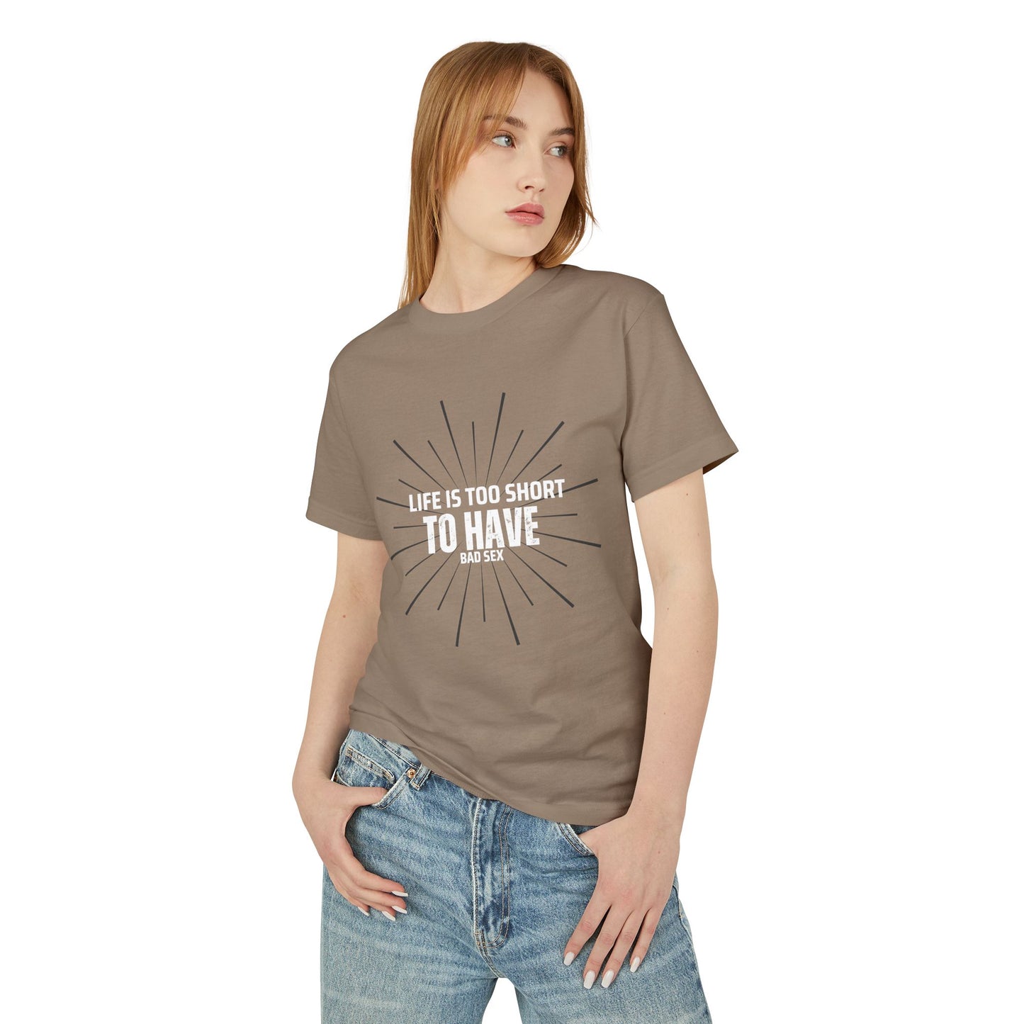 Life is too short  Unisex Garment-Dyed Heavyweight Cotton Tee