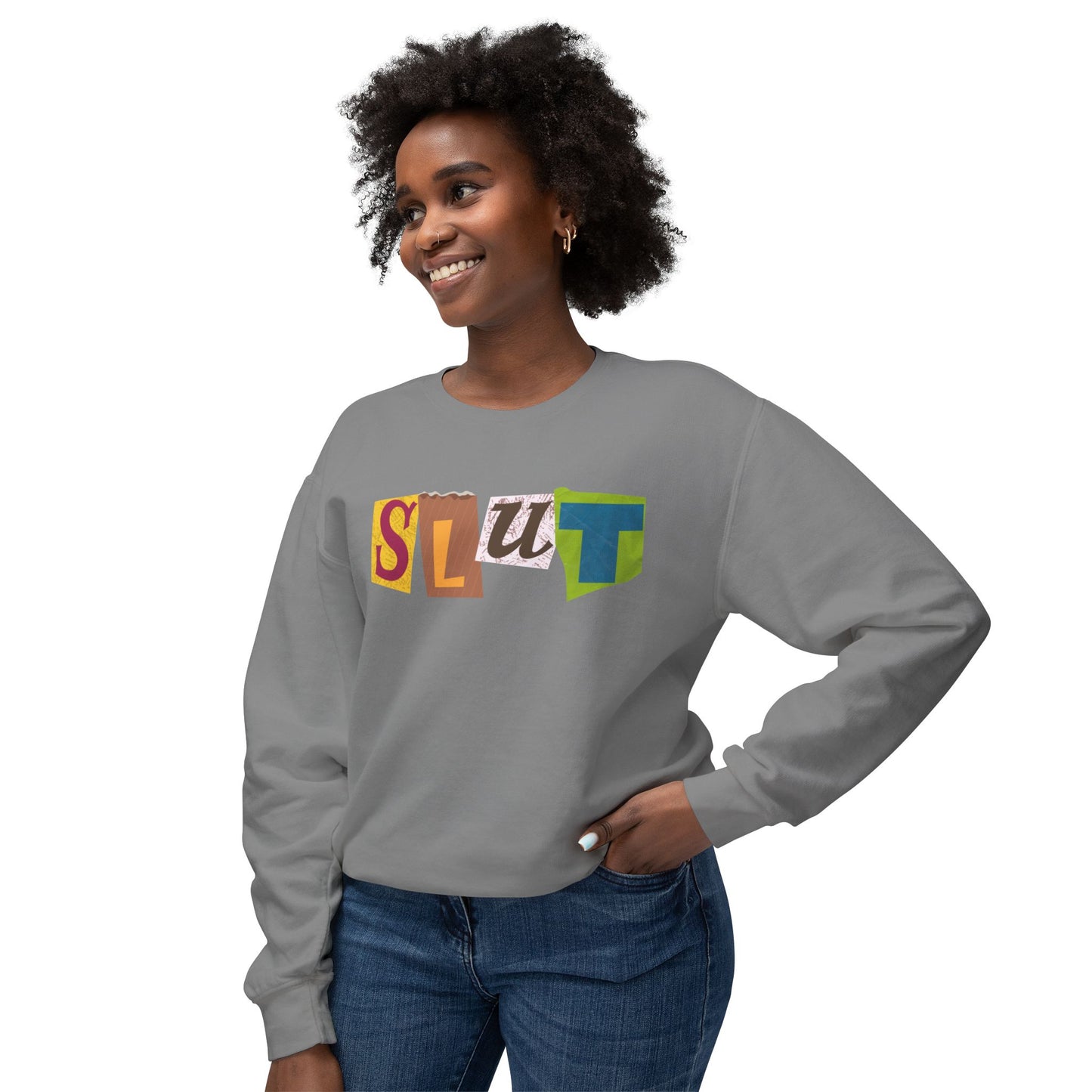 S>LUT Unisex Lightweight Crewneck Sweatshirt