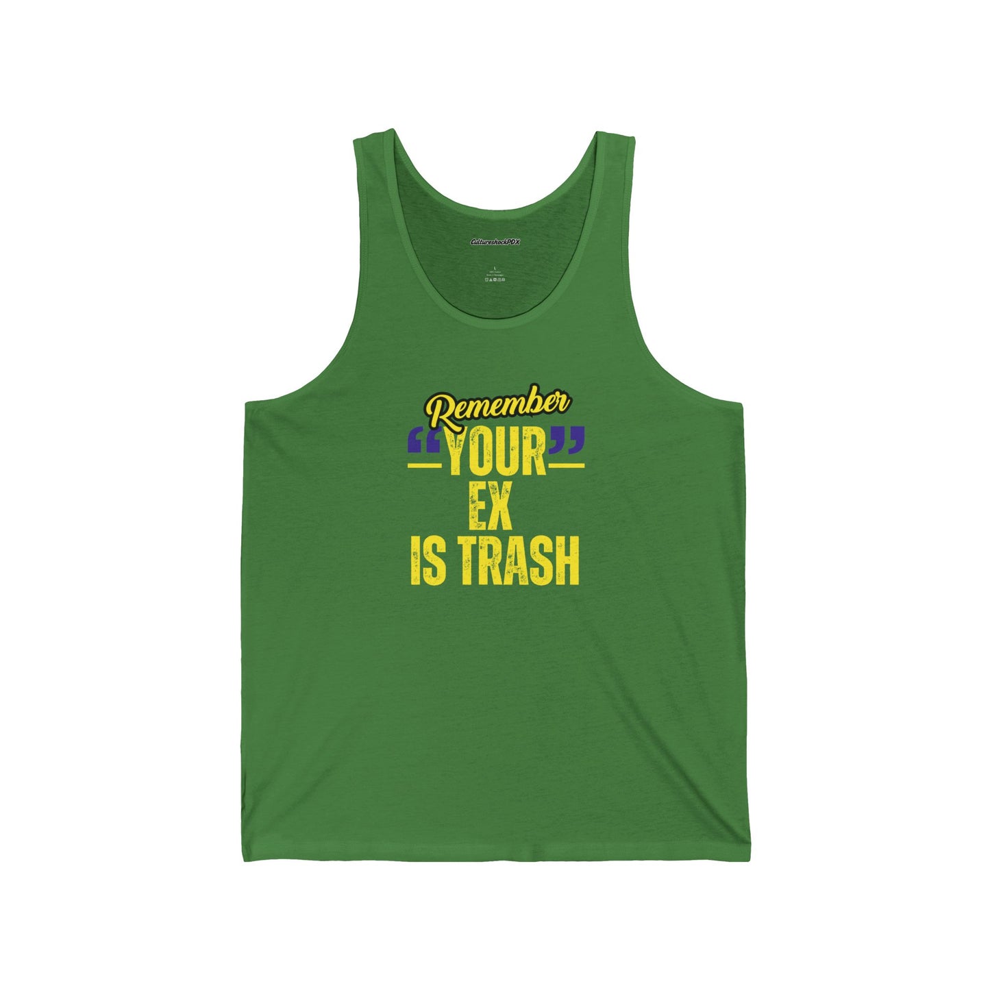 Your Ex Is Trash Unisex Jersey Tank