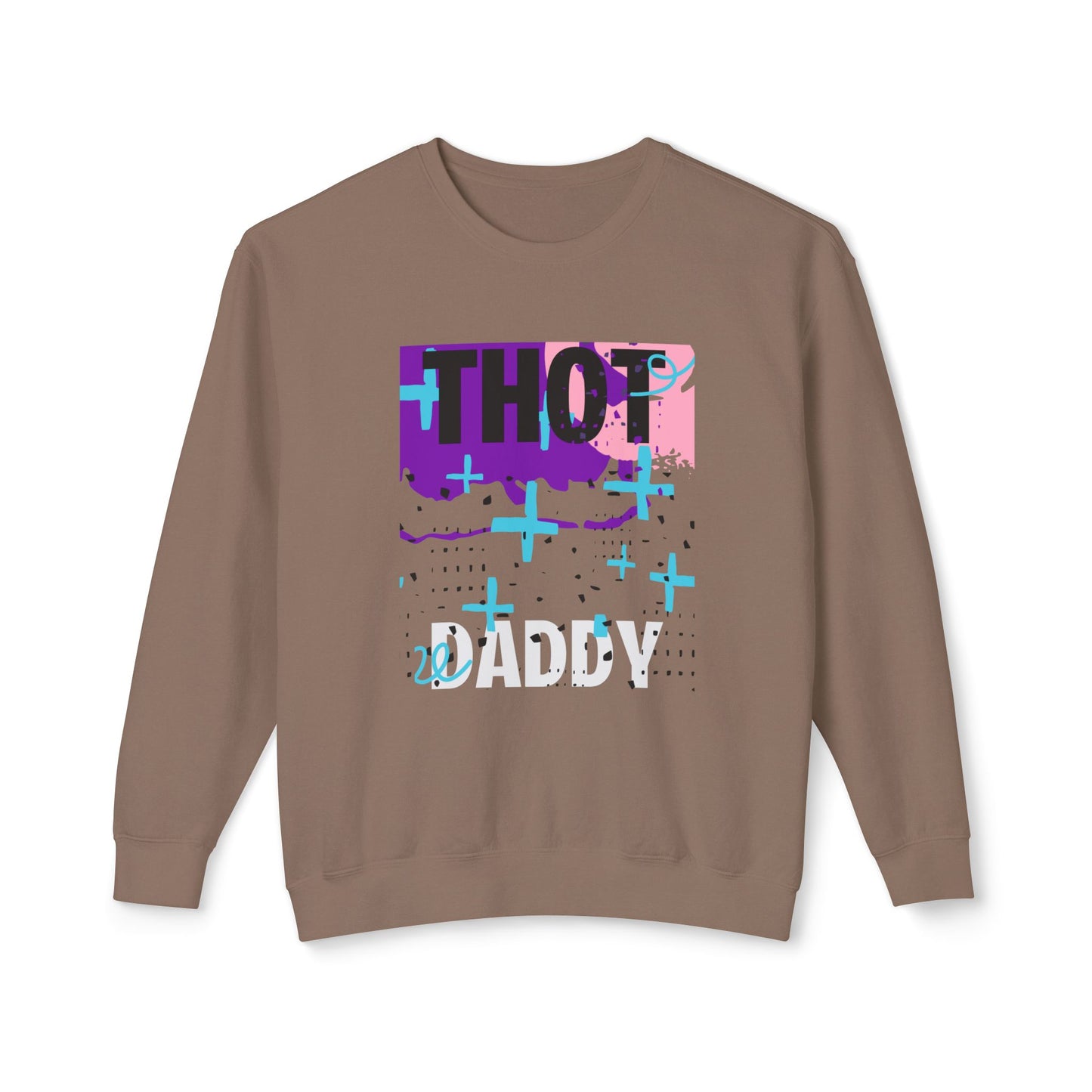 Thot Daddy Unisex Lightweight Crewneck Sweatshirt