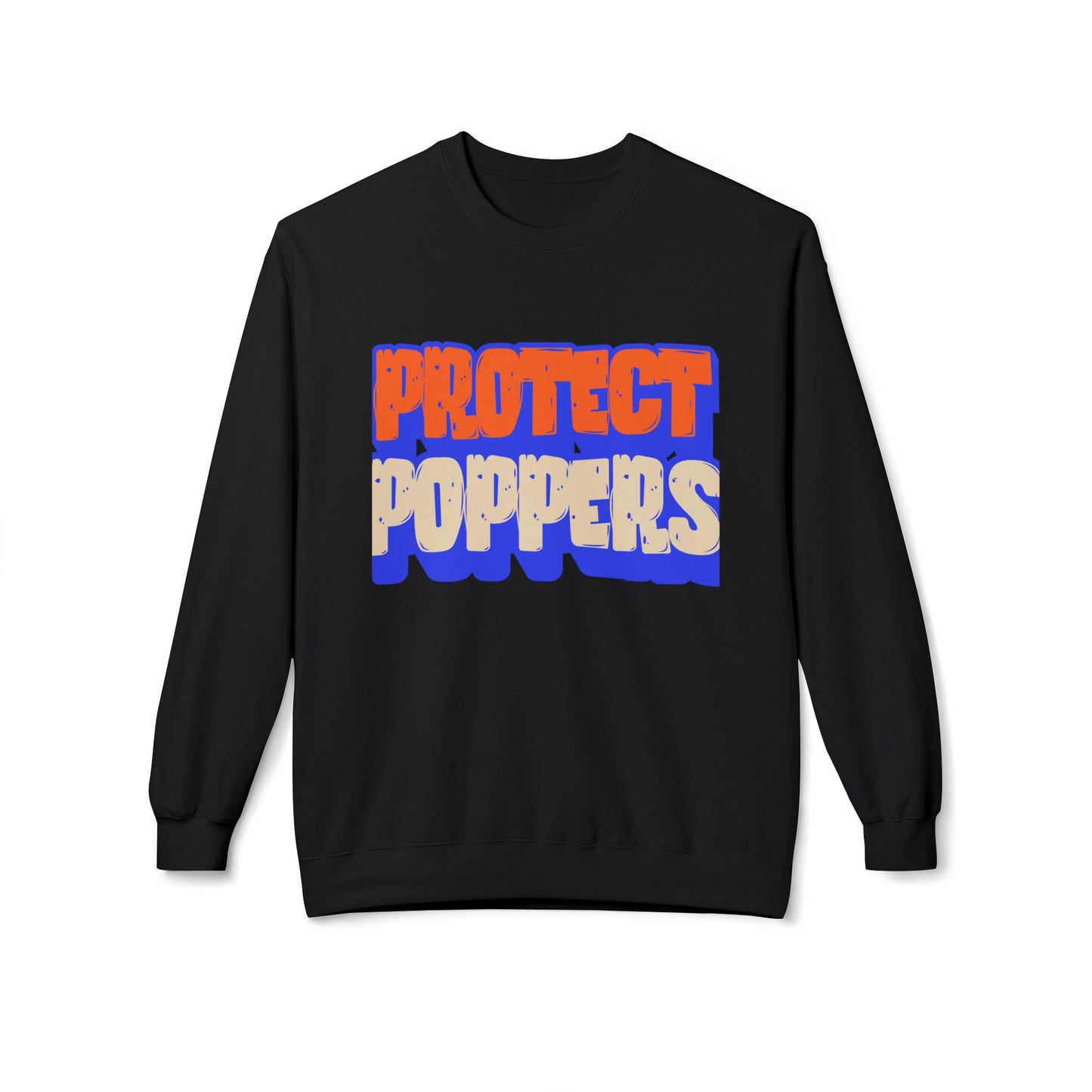 Protect Poppersnisex Midweight Softstyle Fleece Crewneck Sweatshirt
