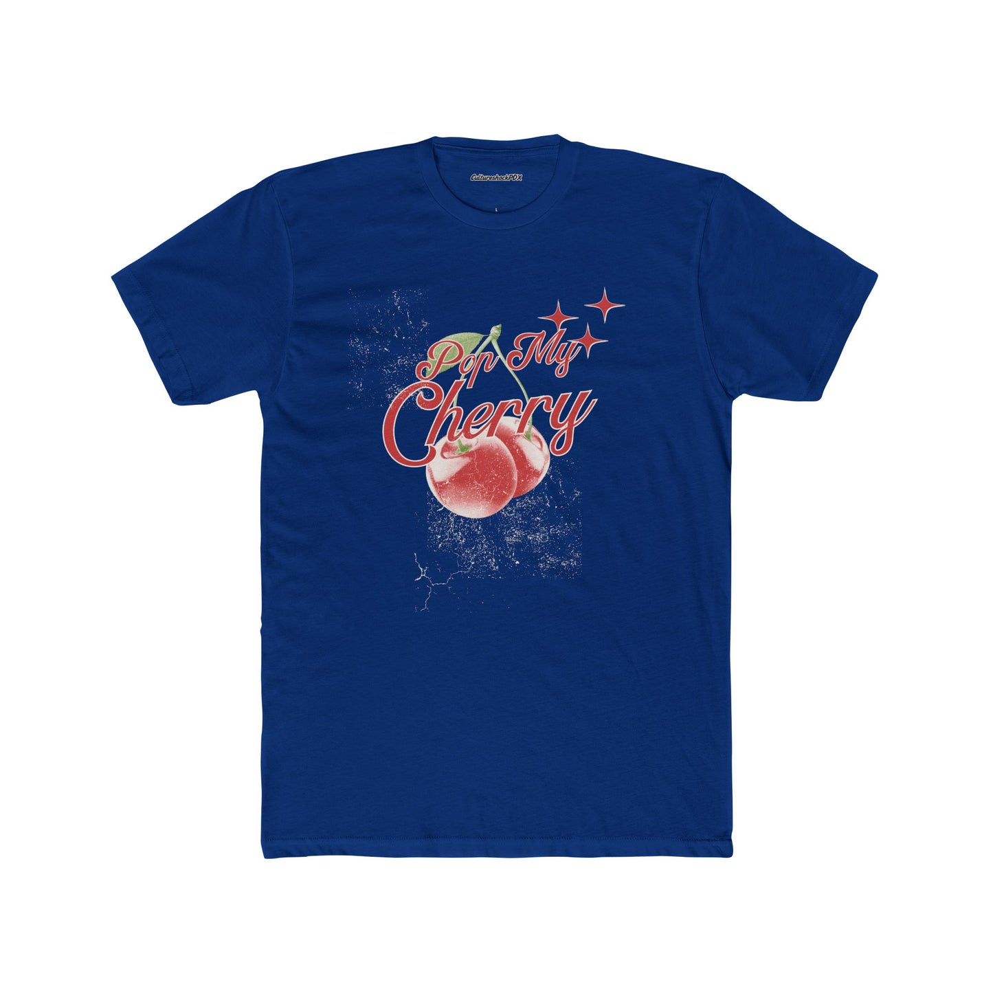 Pop My Cherry Unisex Cotton Crew Tee