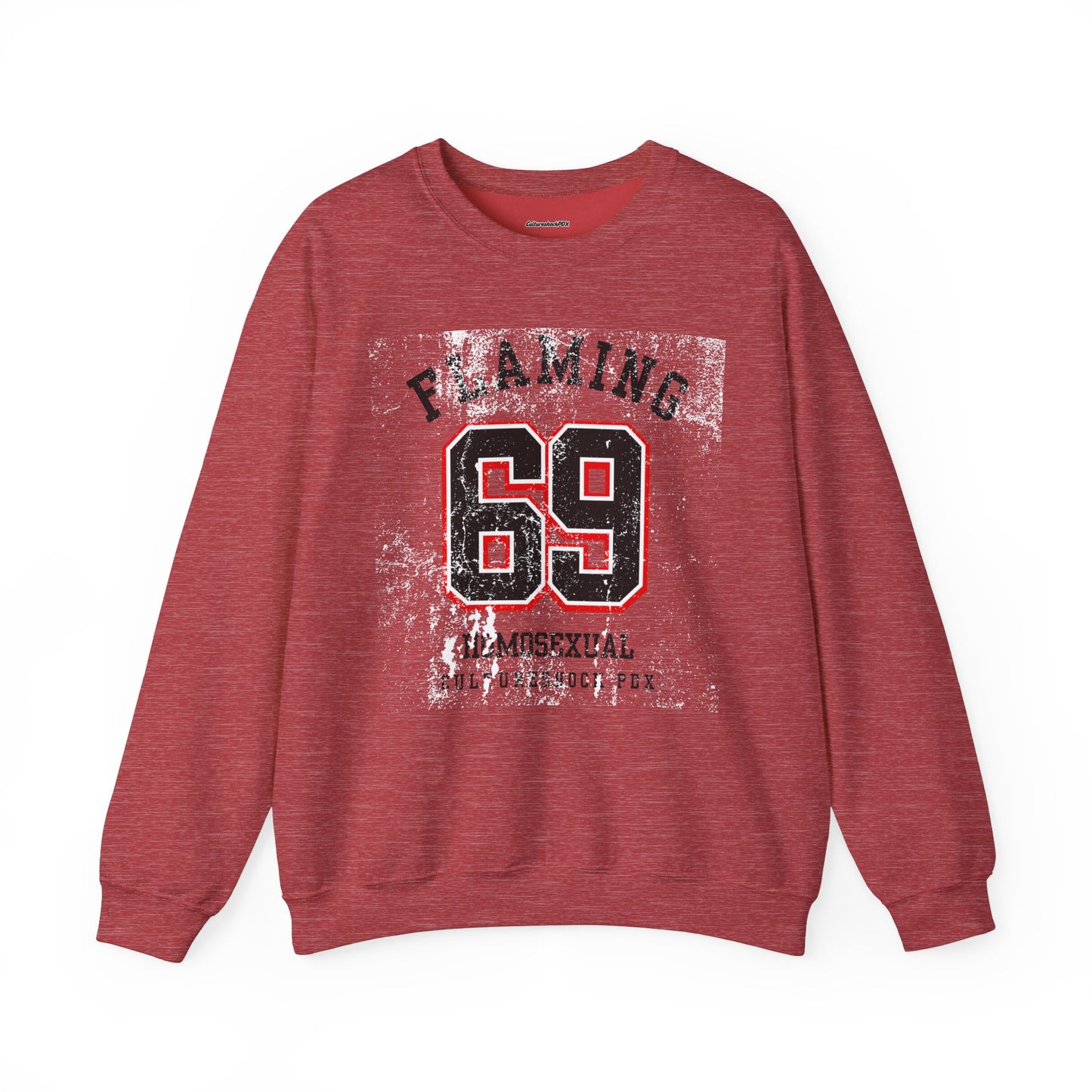 Flaming Unisex Heavy Blend™ Crewneck Sweatshirt