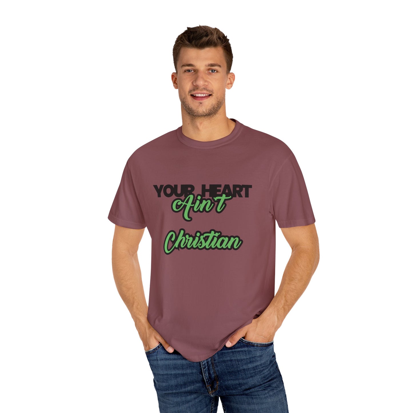 Your Heart Unisex Garment-Dyed T-shirt