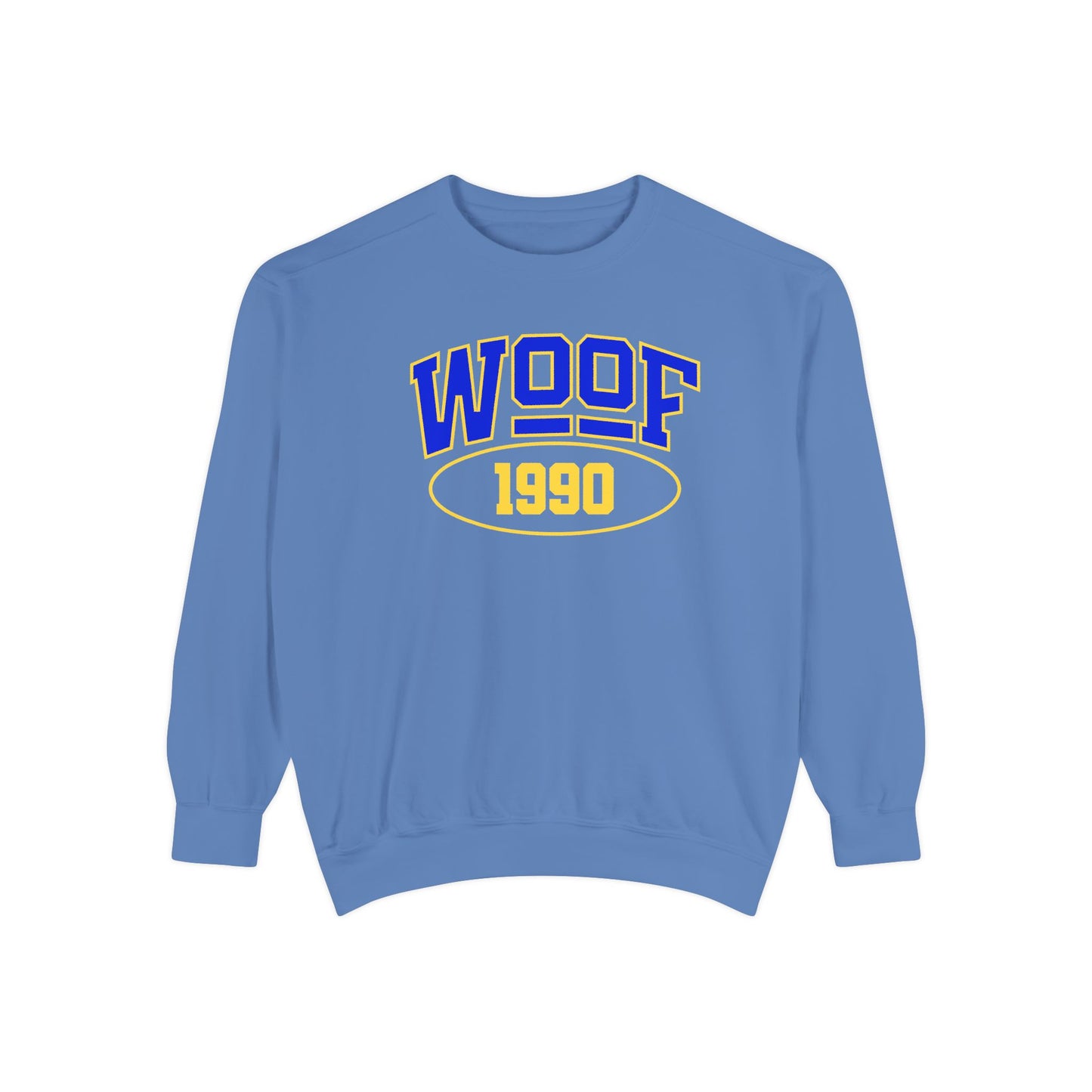 Woof 1990 Unisex Garment-Dyed Sweatshirt