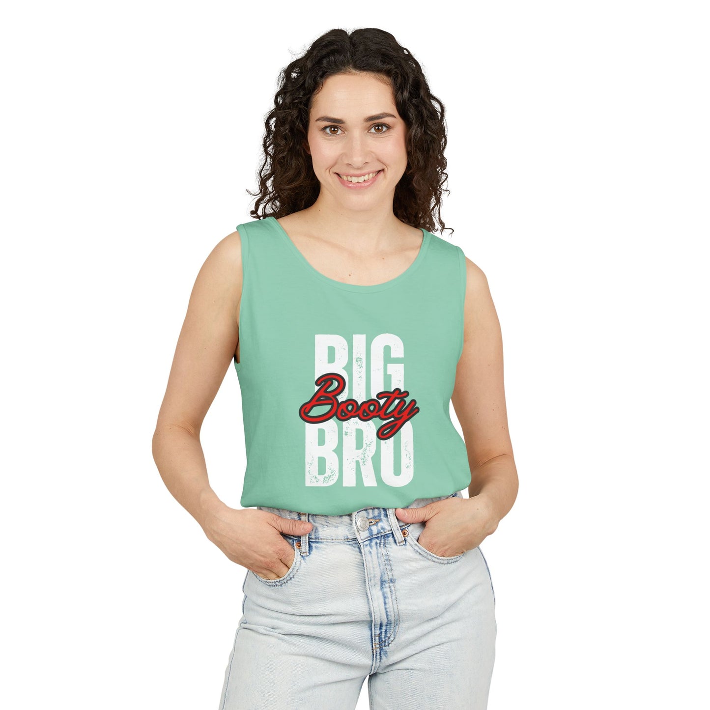 Big Booty Unisex Garment-Dyed Tank Top
