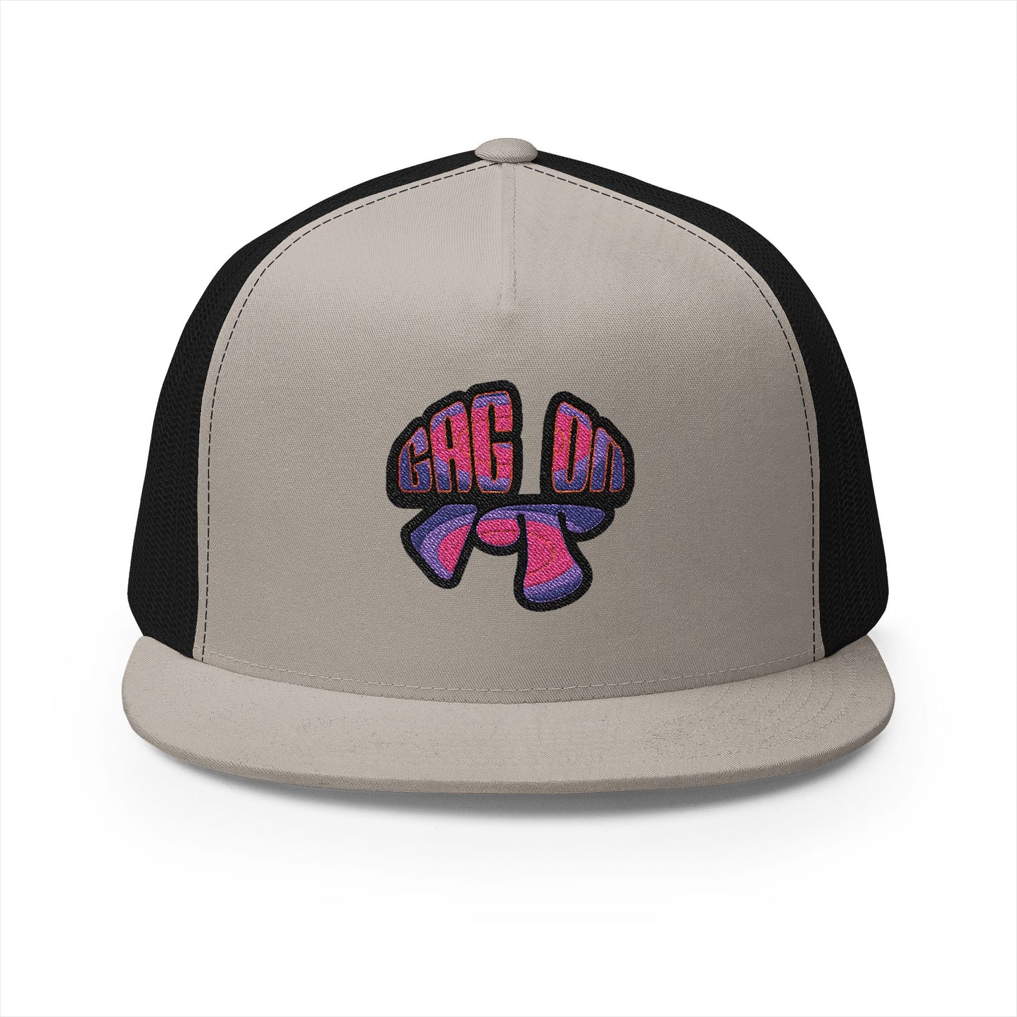 Gag On it 5 Panel Trucker Cap (Embroidery)