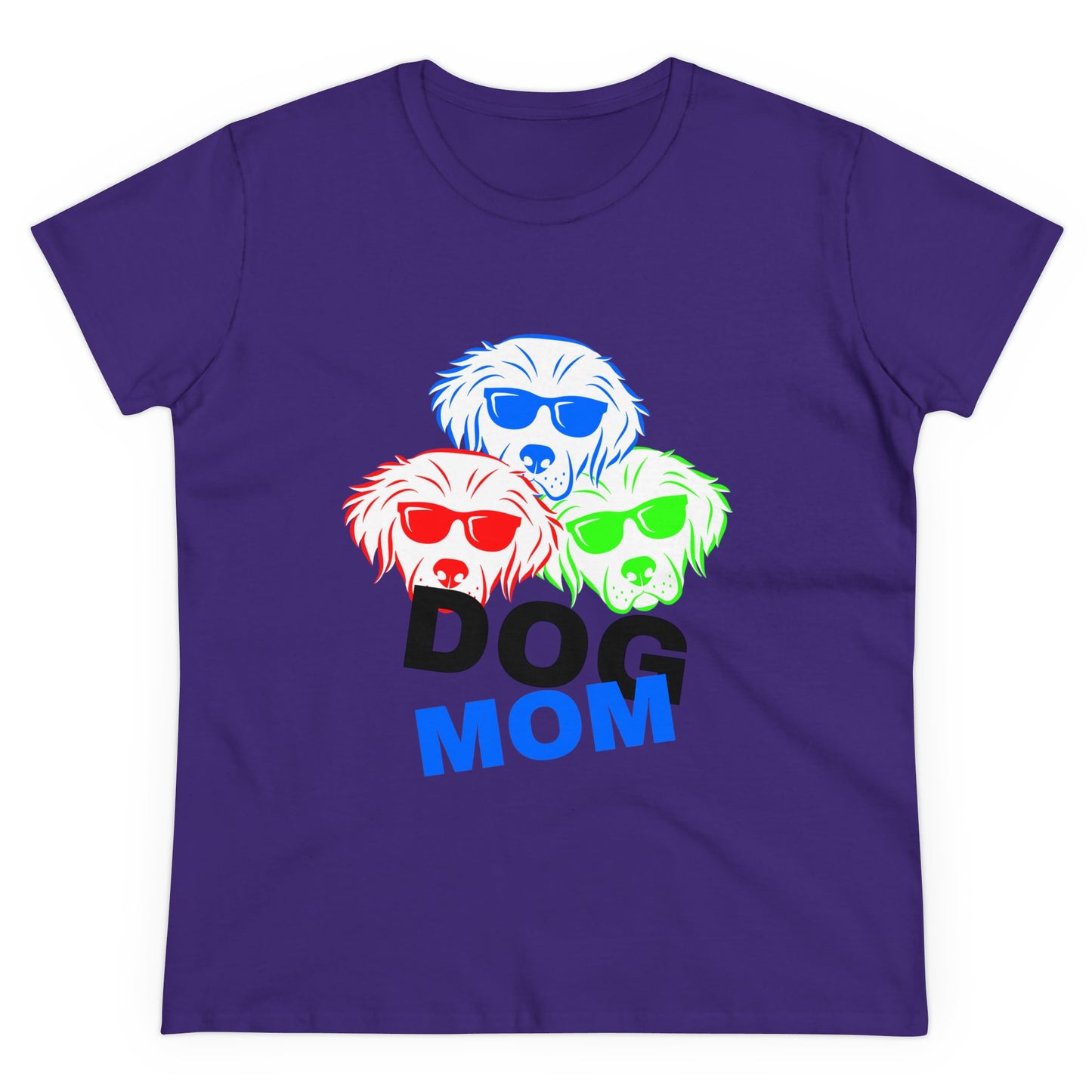 Dog Mom Women's Midweight Cotton Tee