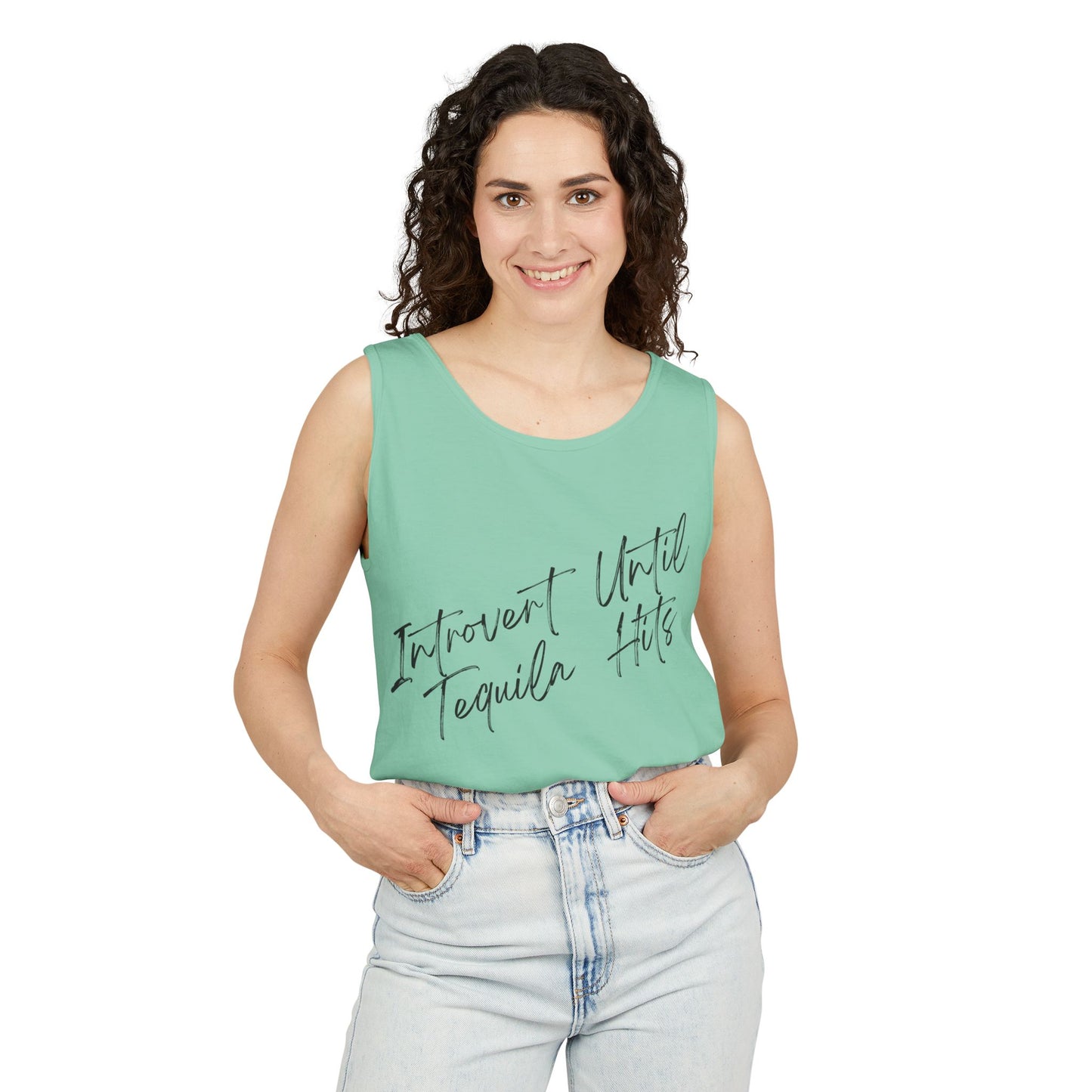 Introvert Until Garment-Dyed Tank Top