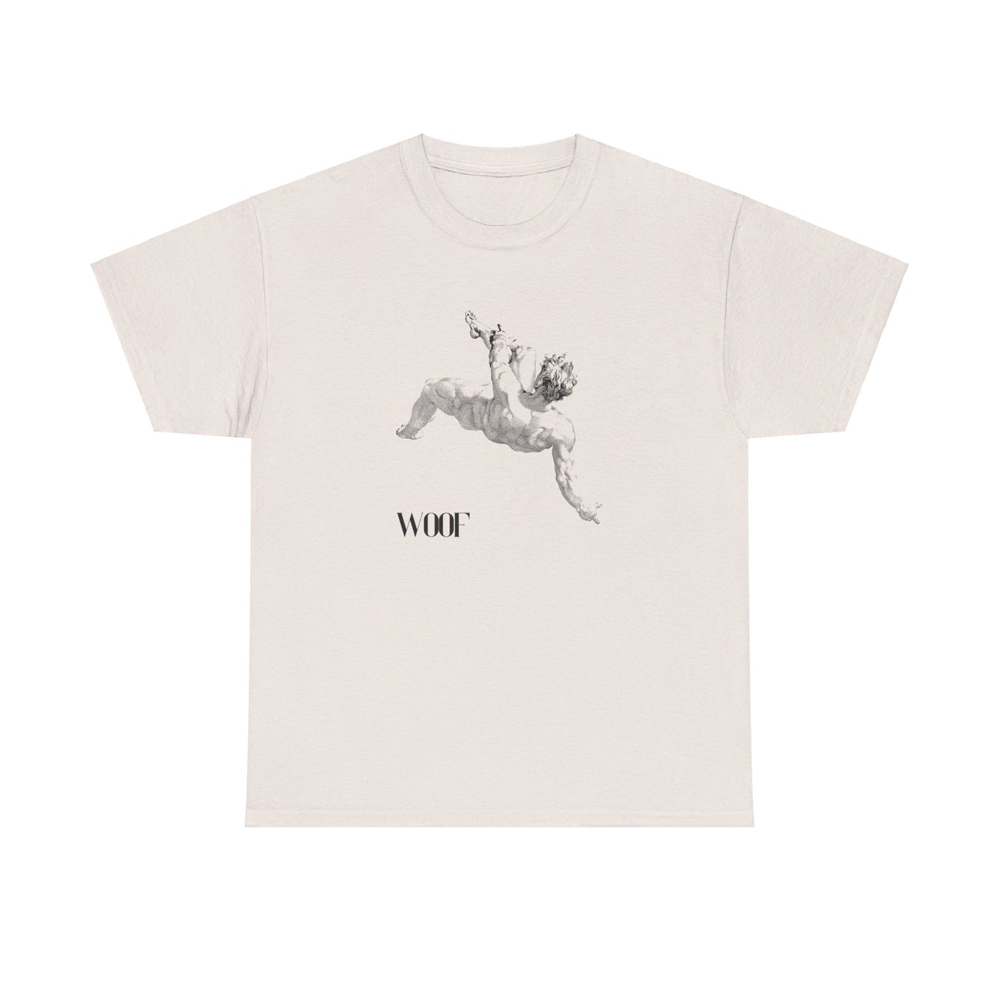 Woof Get my attention Unisex Heavy Cotton Tee