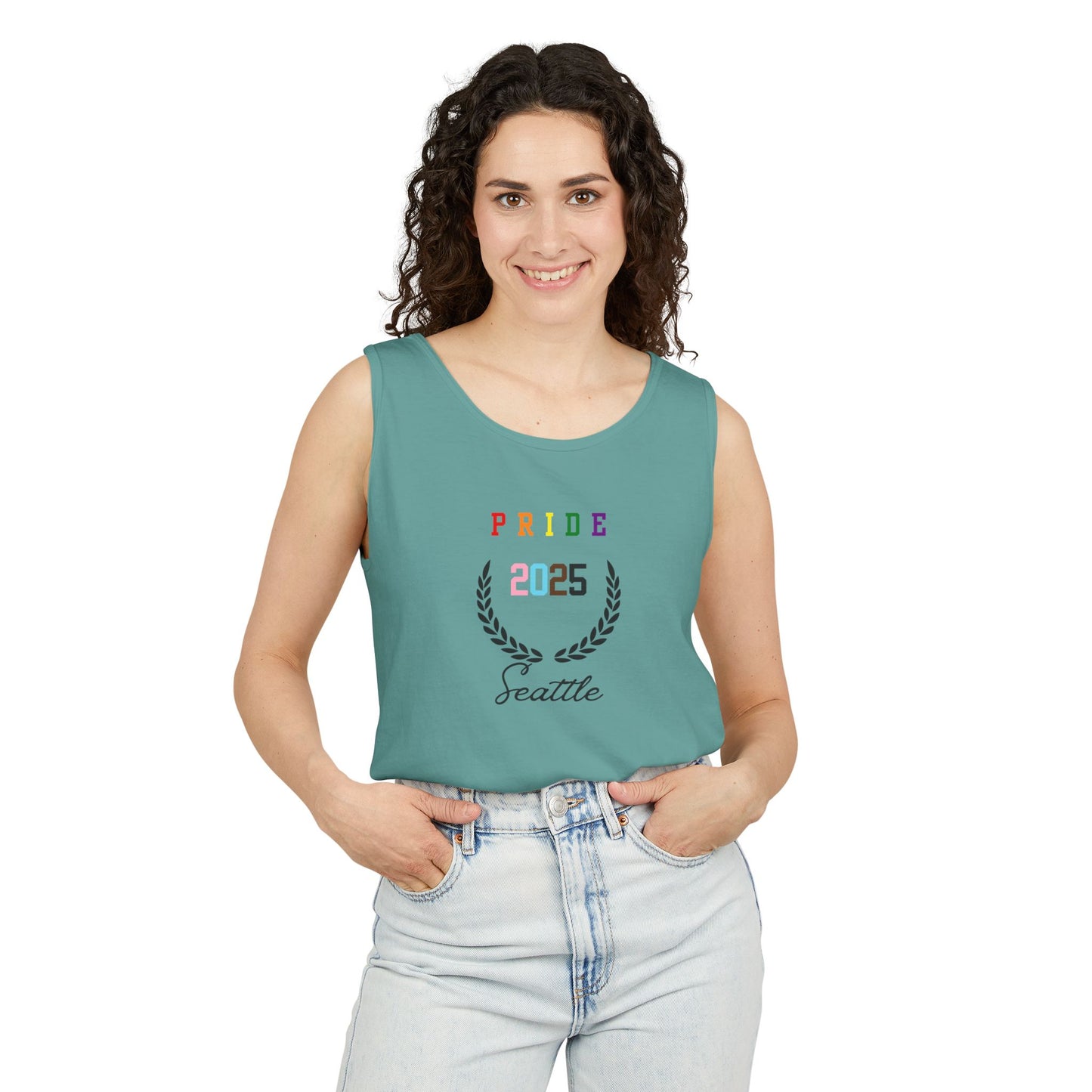 Seattle Pride Unisex Garment-Dyed Tank Top