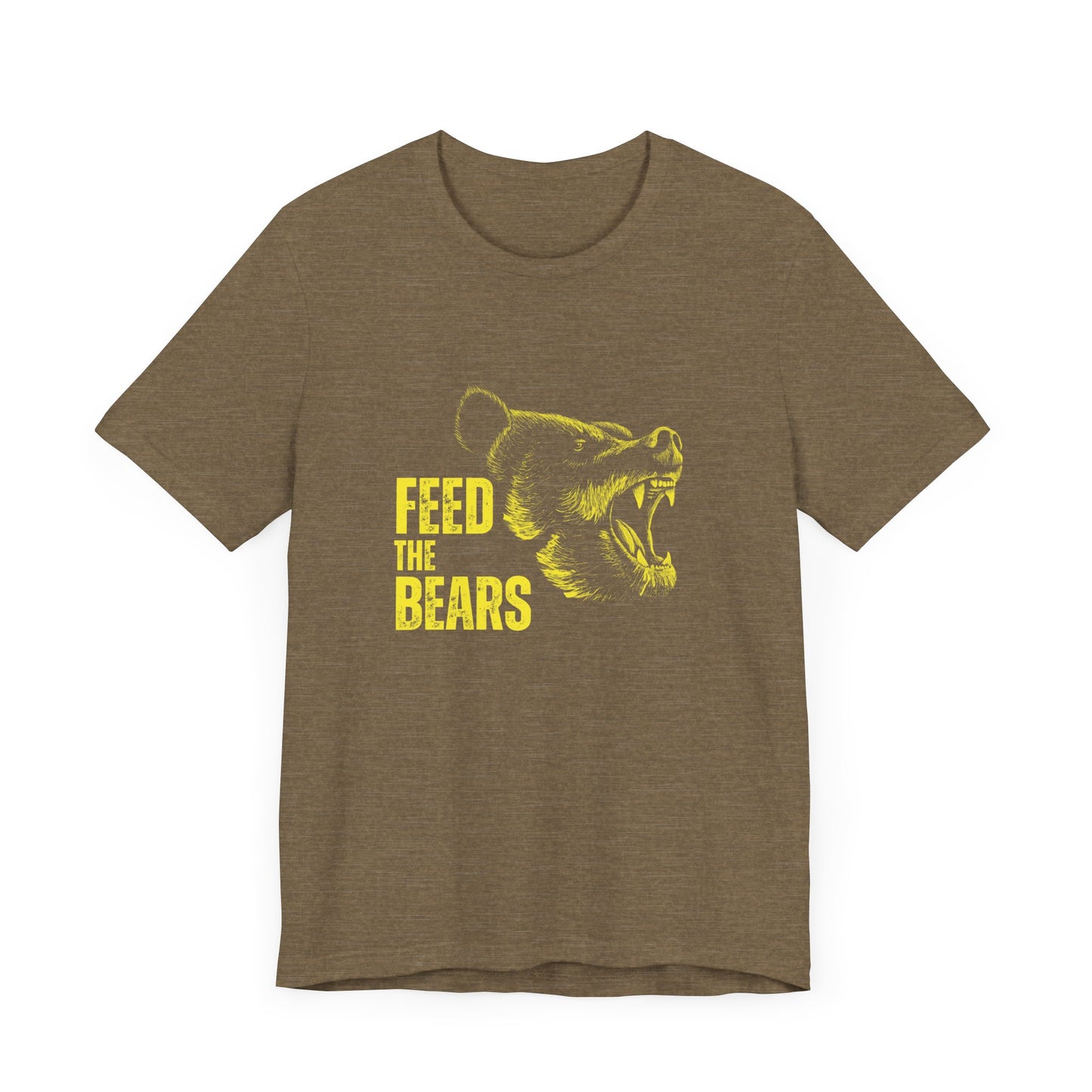 Feed The Bears Unisex Jersey Short Sleeve Tee