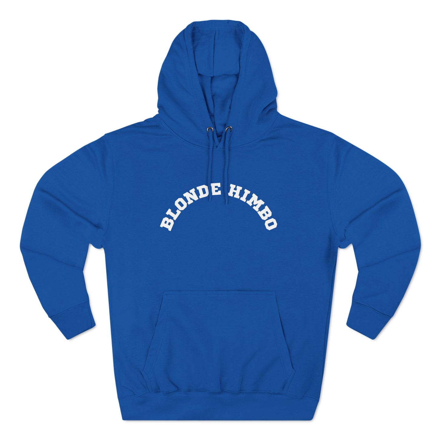 Blonde Himbo Three-Panel Fleece Hoodie