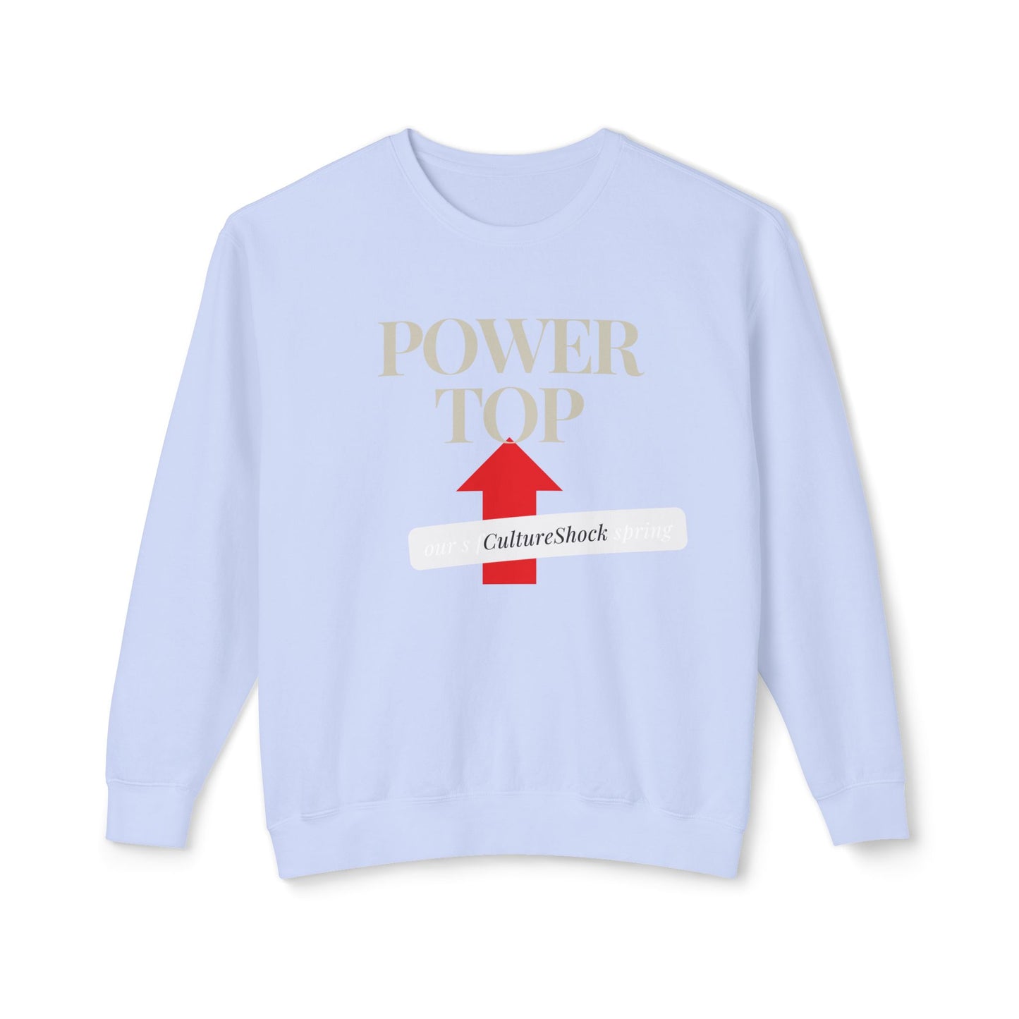 Power Top Unisex Lightweight Crewneck Sweatshirt