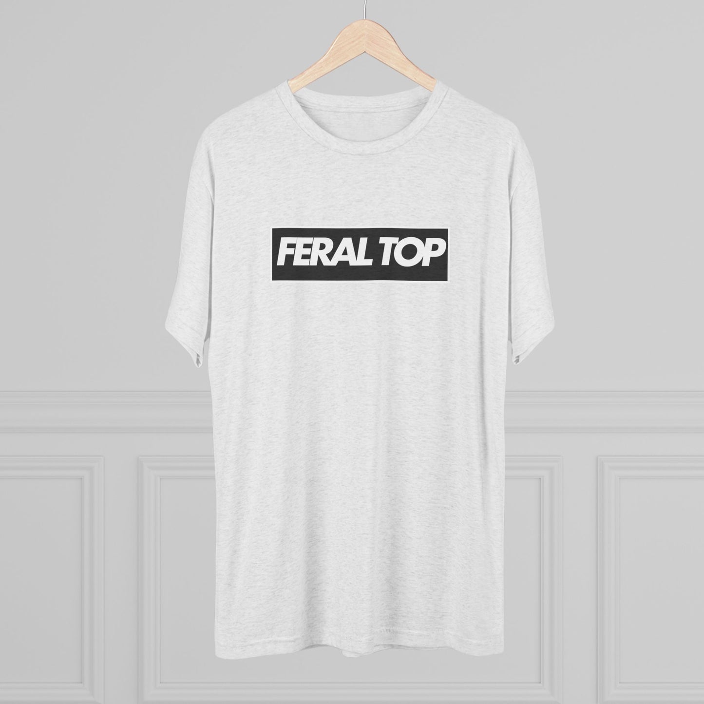 Feral Top Unisex Tri-Blend Crew Tee