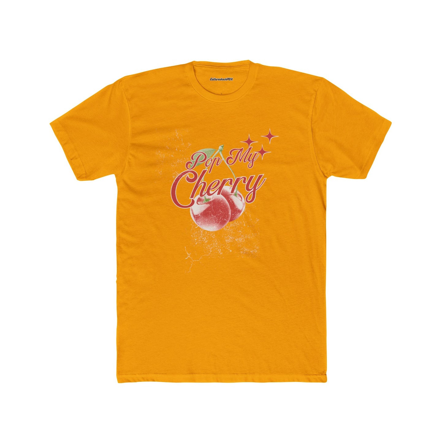 Pop My Cherry Unisex Cotton Crew Tee