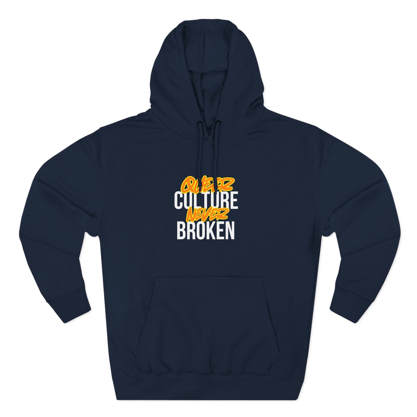 Queer Culture Three-Panel Fleece Hoodie