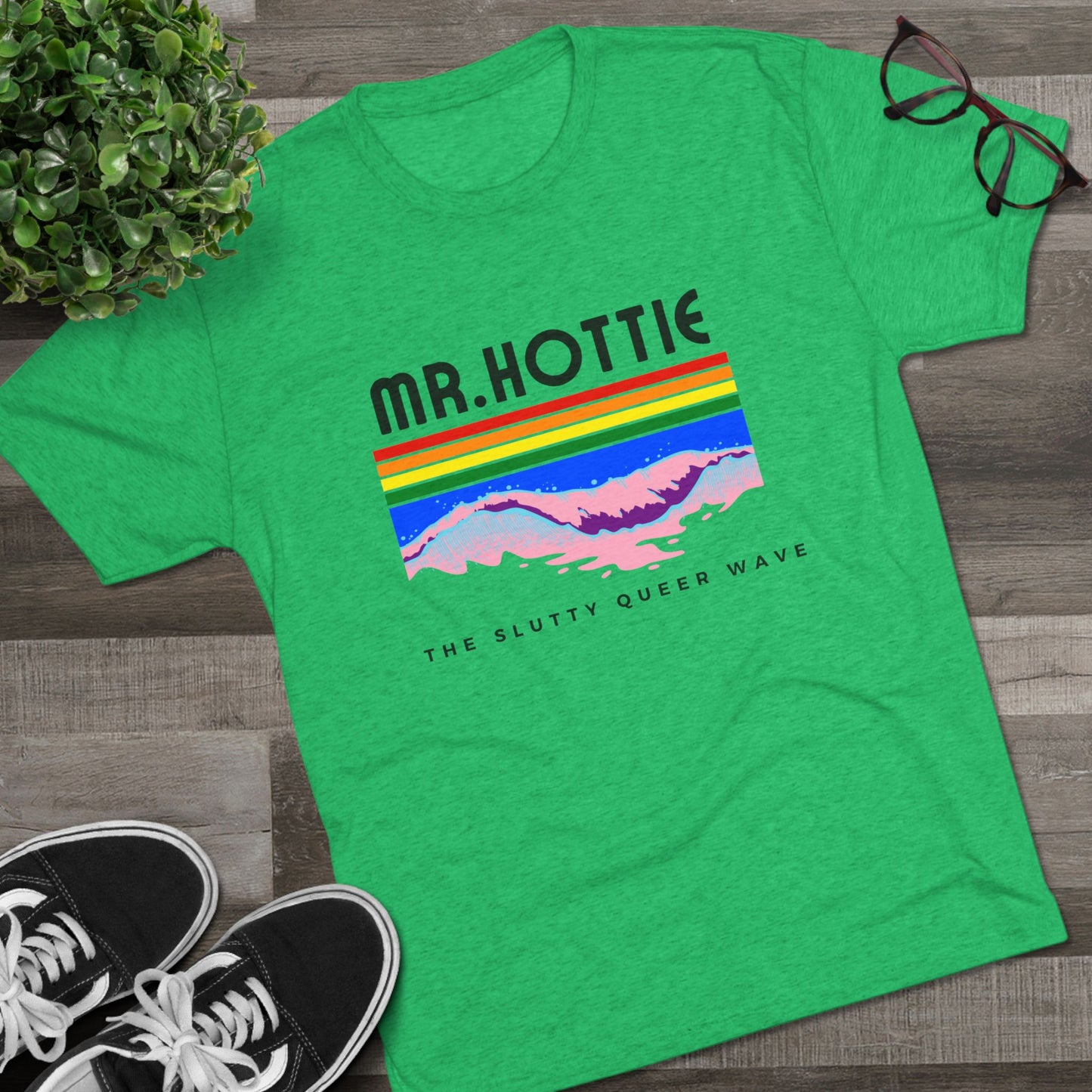 Mr.Hottie  Unisex Tri-Blend Crew Tee