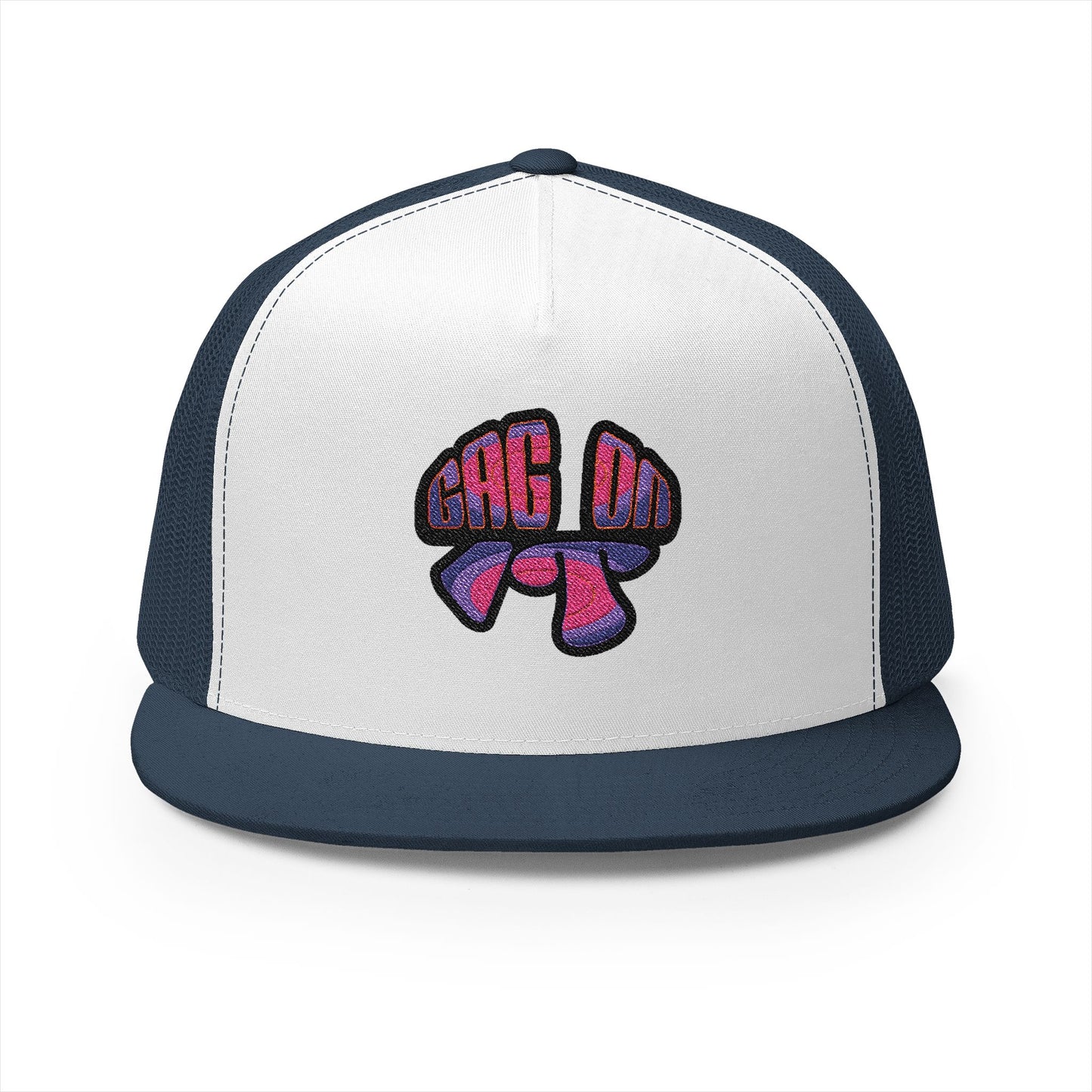 Gag On it 5 Panel Trucker Cap (Embroidery)