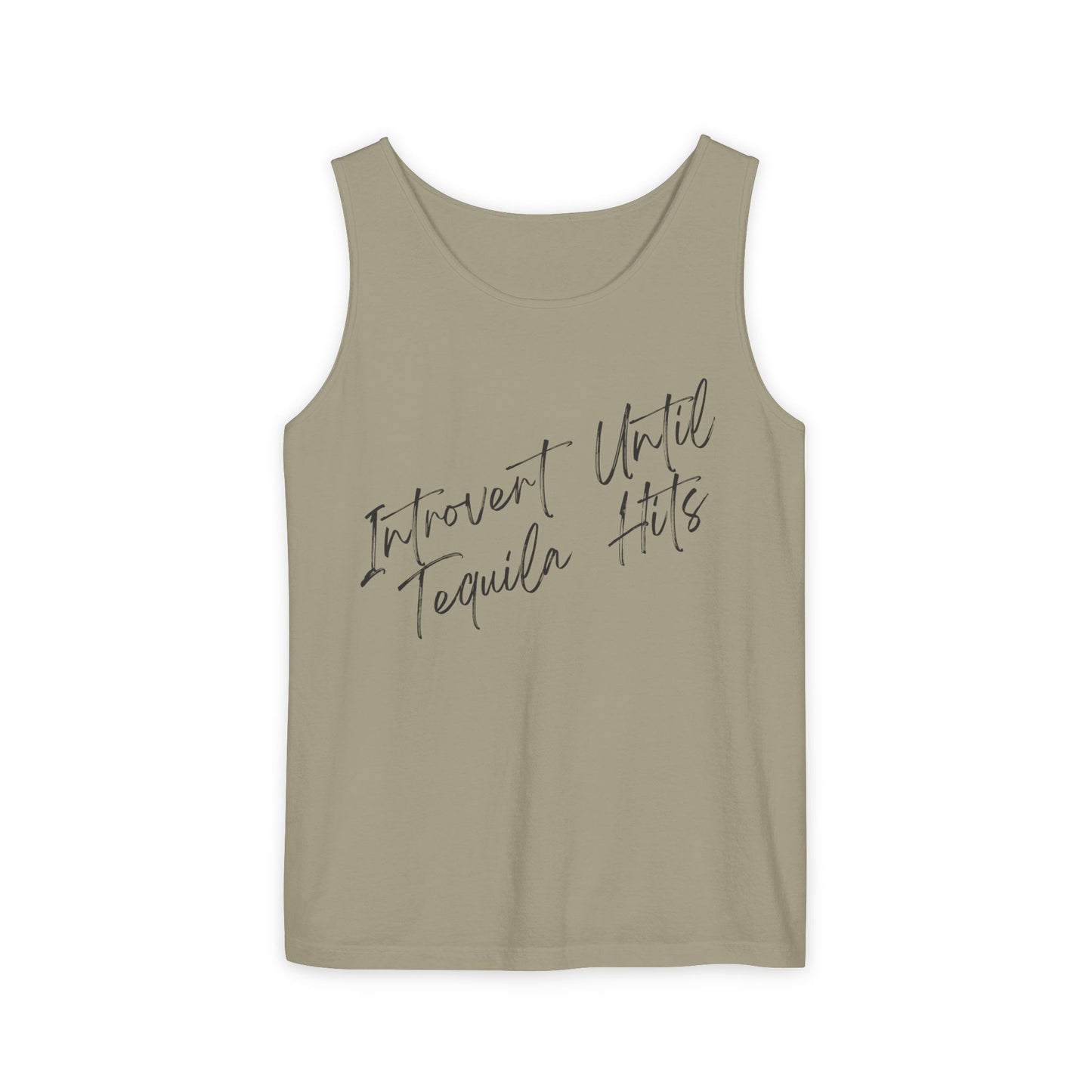 Introvert Until Garment-Dyed Tank Top