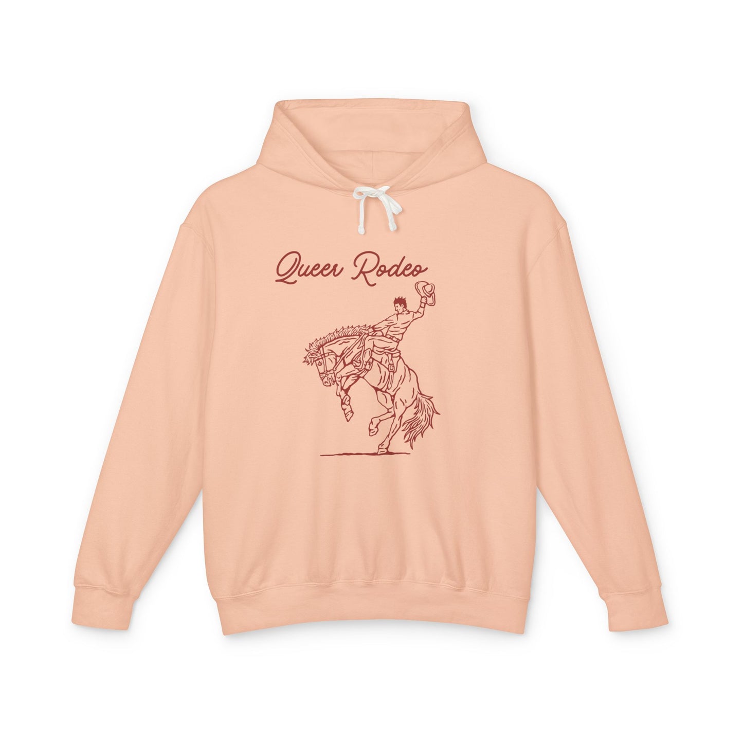 Queer Rodeo Unisex Lightweight Hooded Sweatshirt