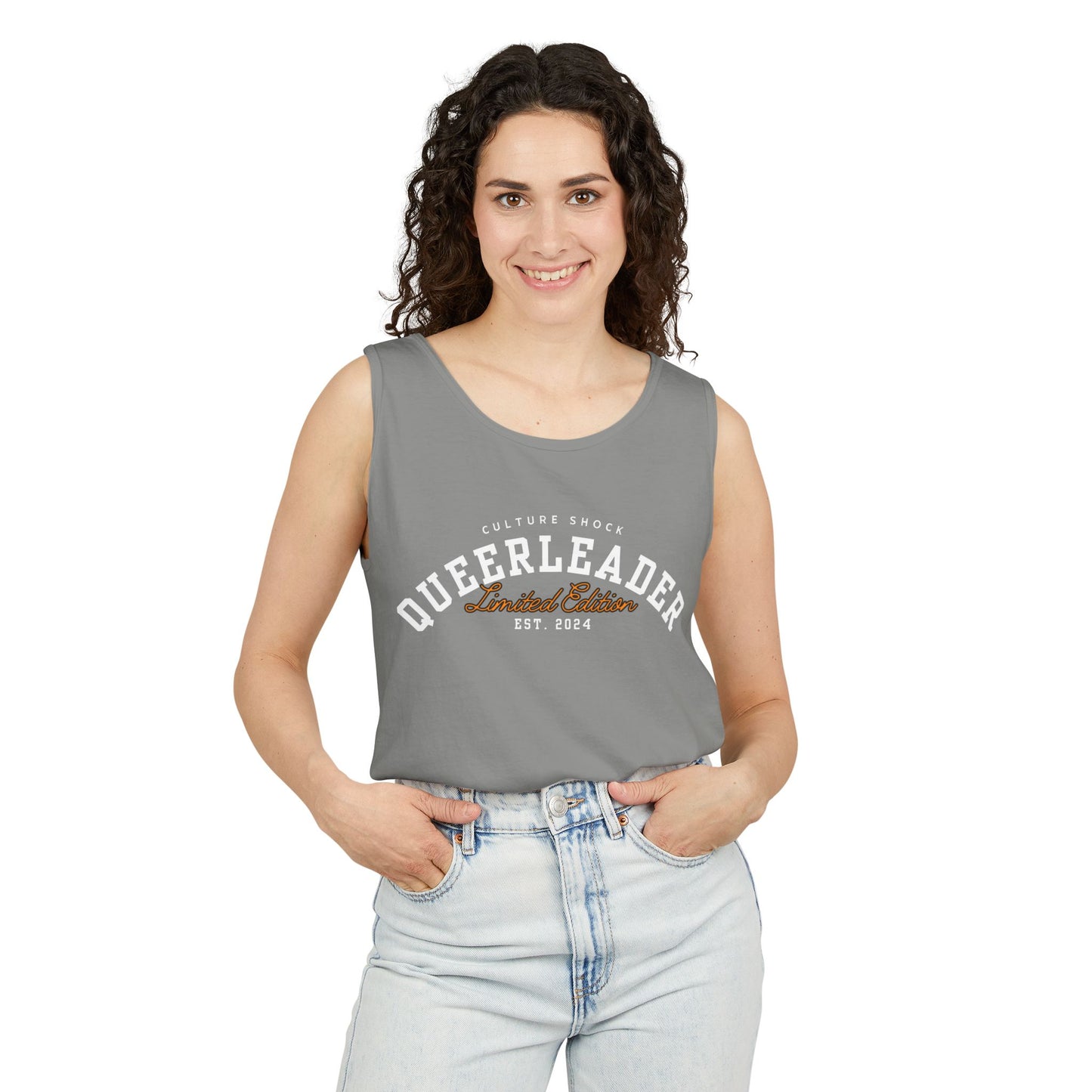 Cultureshock queerleader Unisex Garment-Dyed Tank Top
