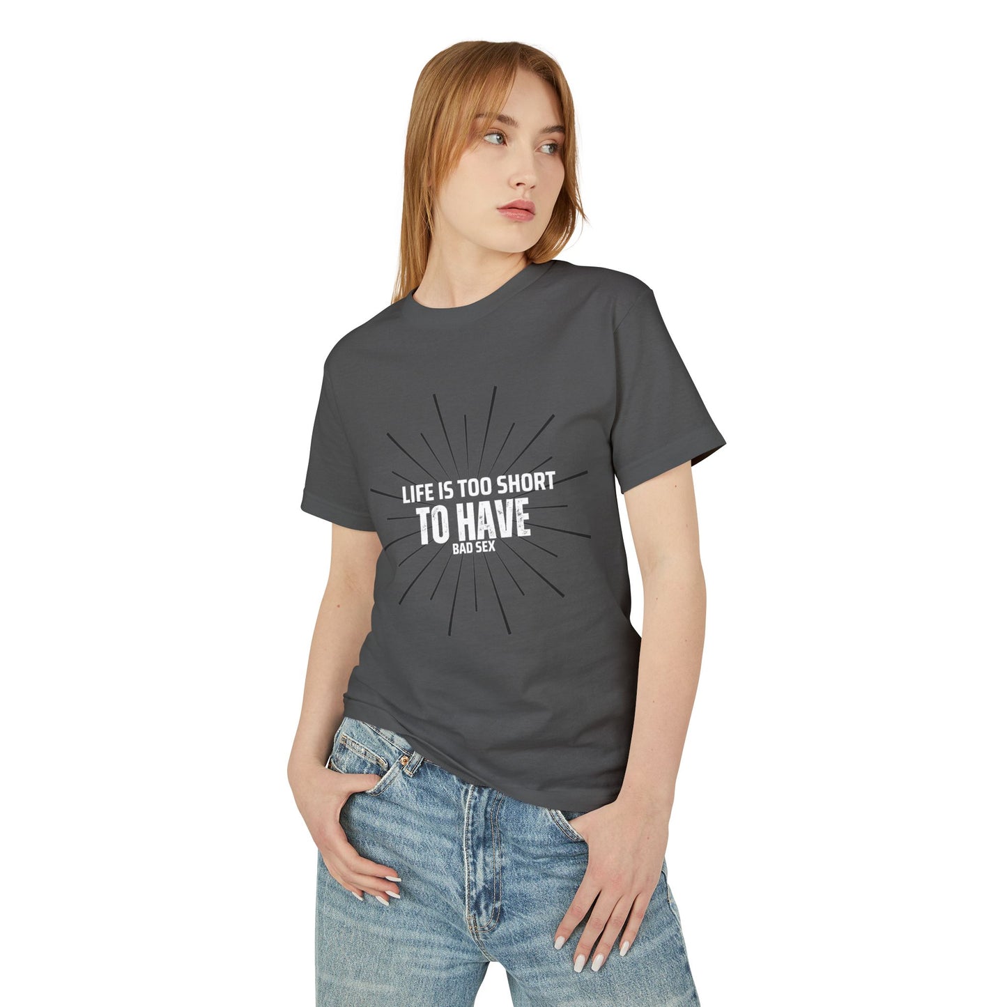 Life is too short  Unisex Garment-Dyed Heavyweight Cotton Tee