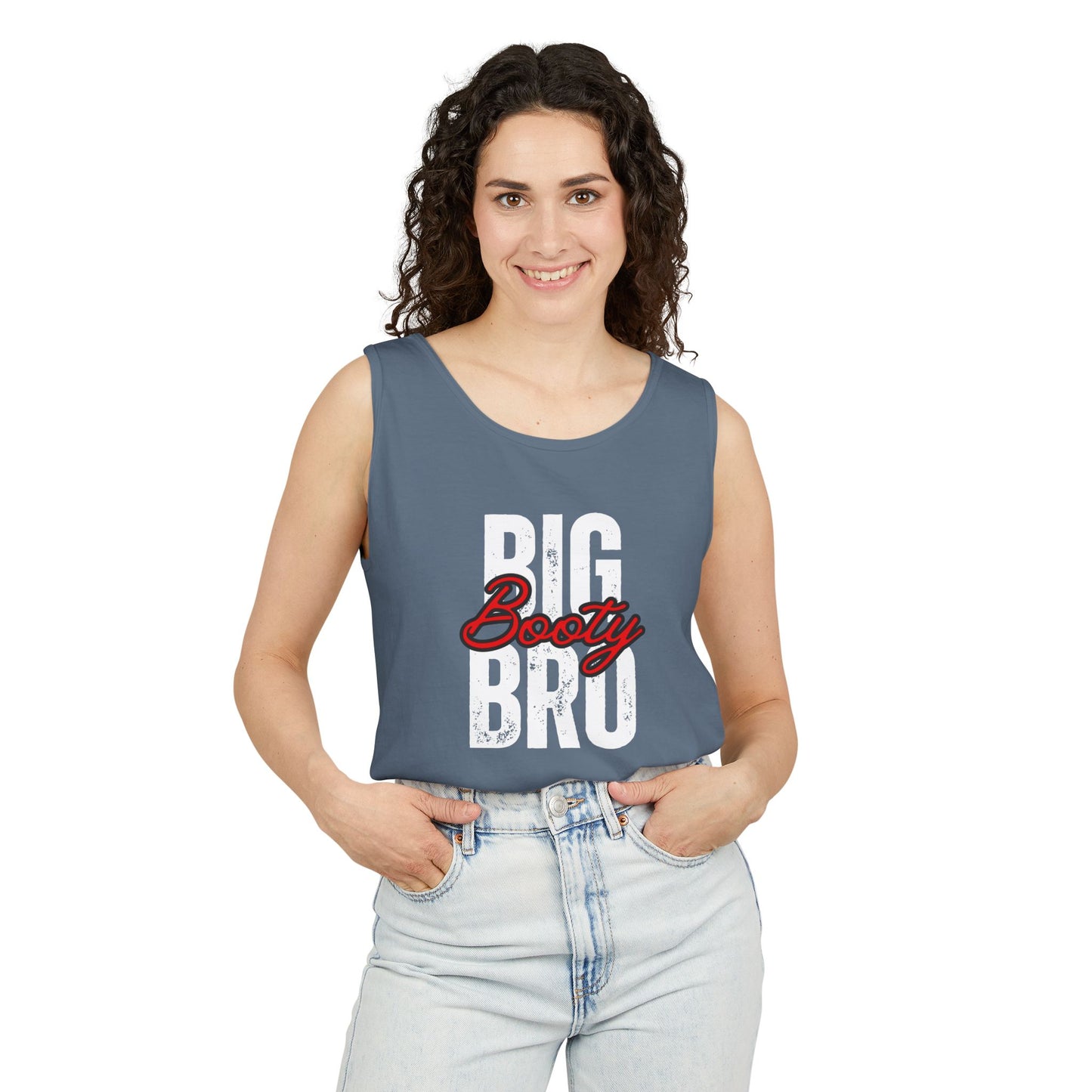 Big Booty Unisex Garment-Dyed Tank Top