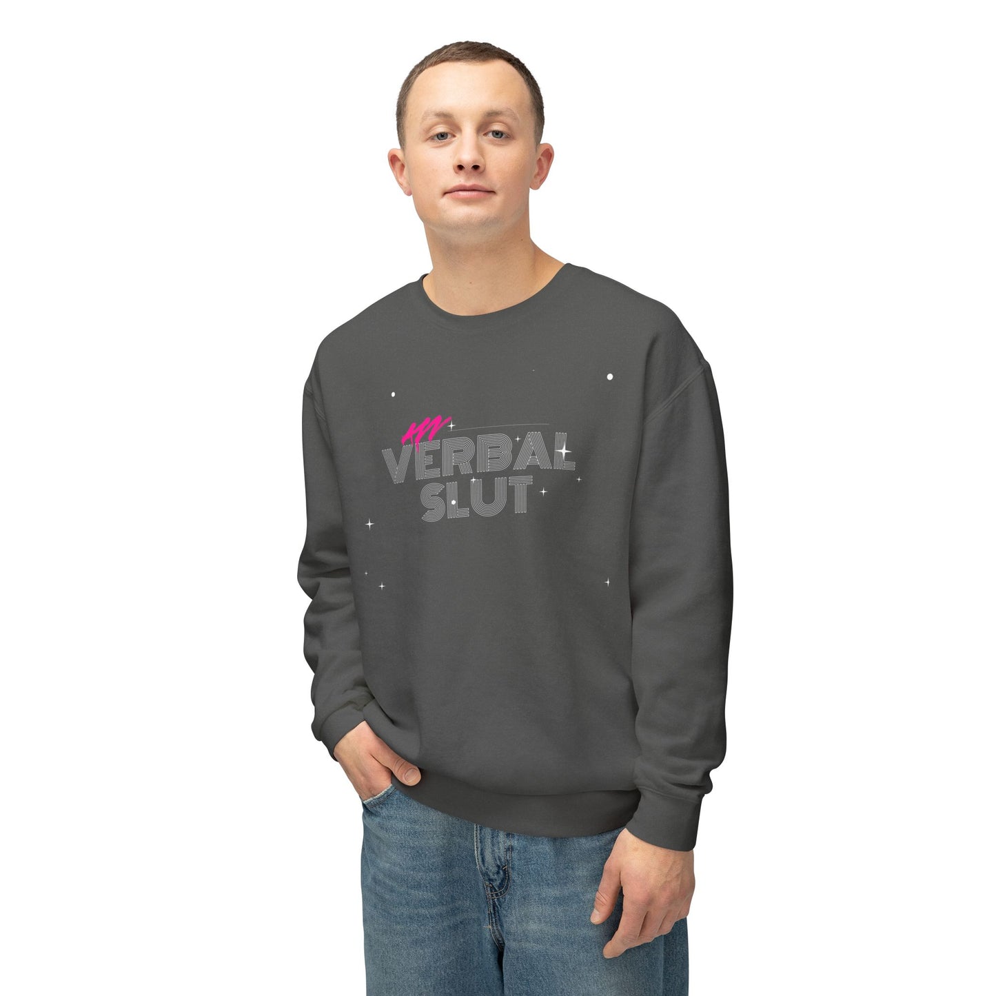 VerbalSlut Unisex Lightweight Crewneck Sweatshirt