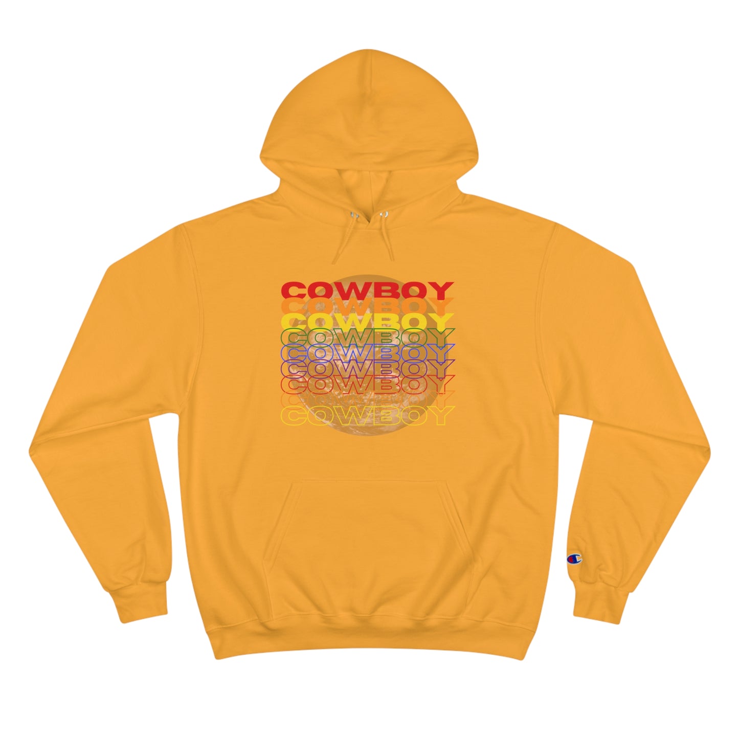 Rainbow Cowboy Champion Hoodie