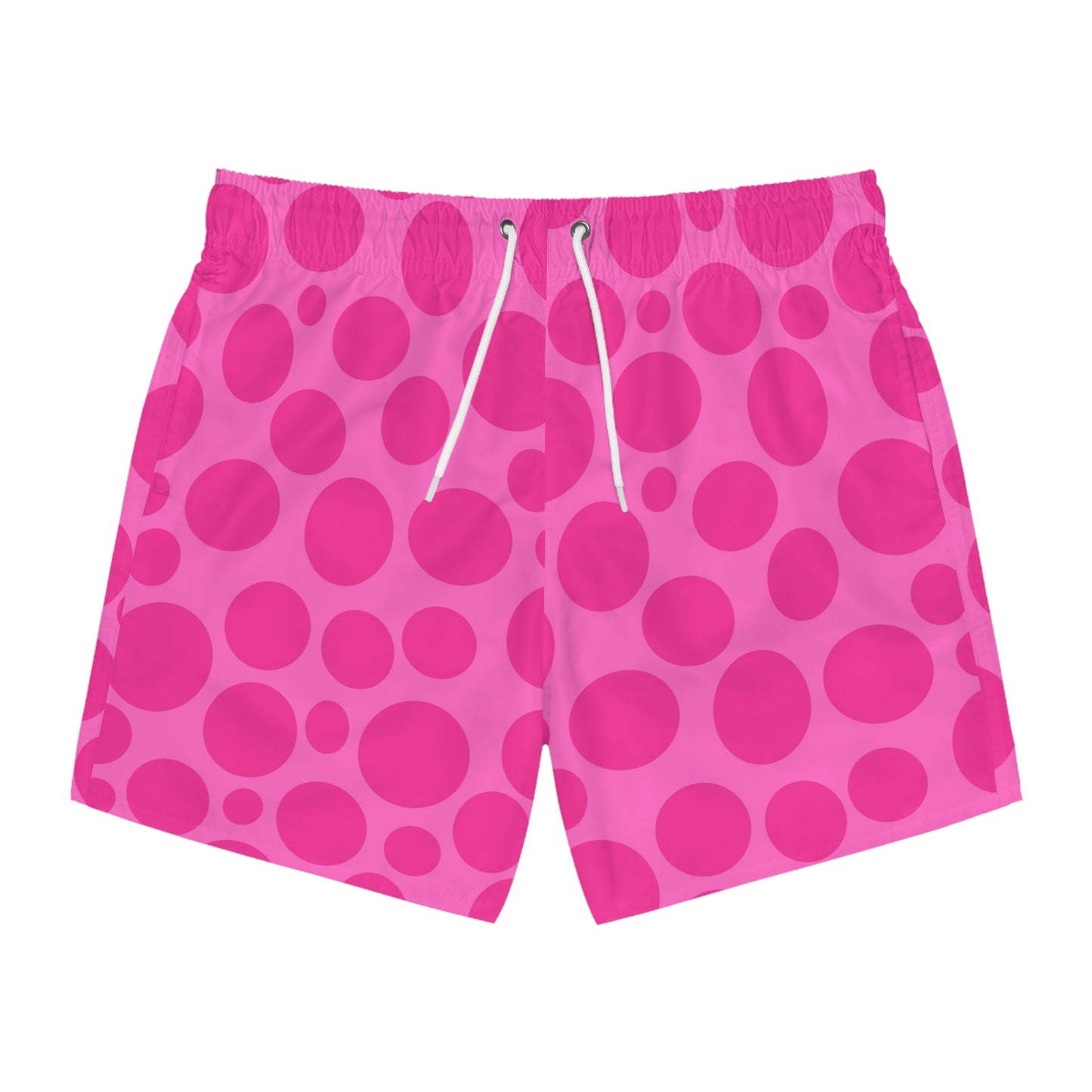 Pink Polka Dot Swim Trunks (AOP)