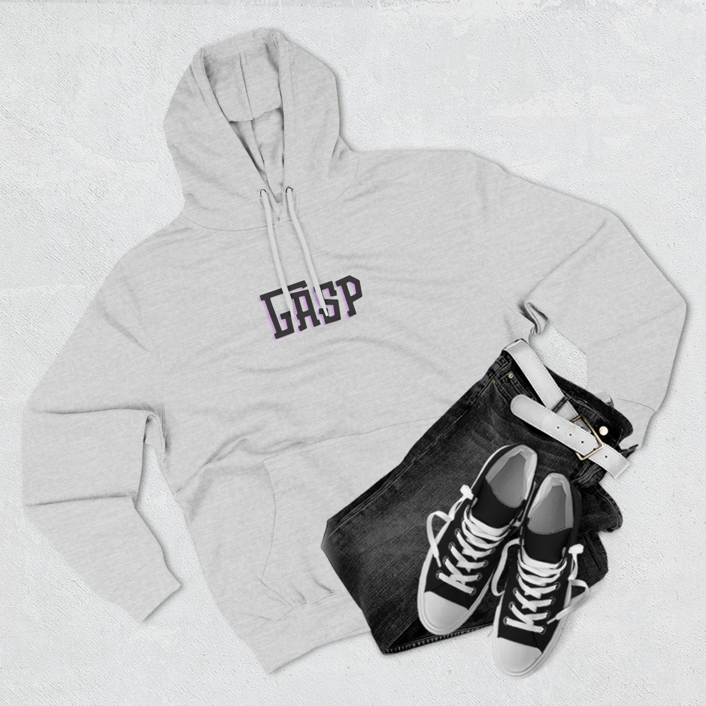 Gasp Three-Panel Fleece Hoodie