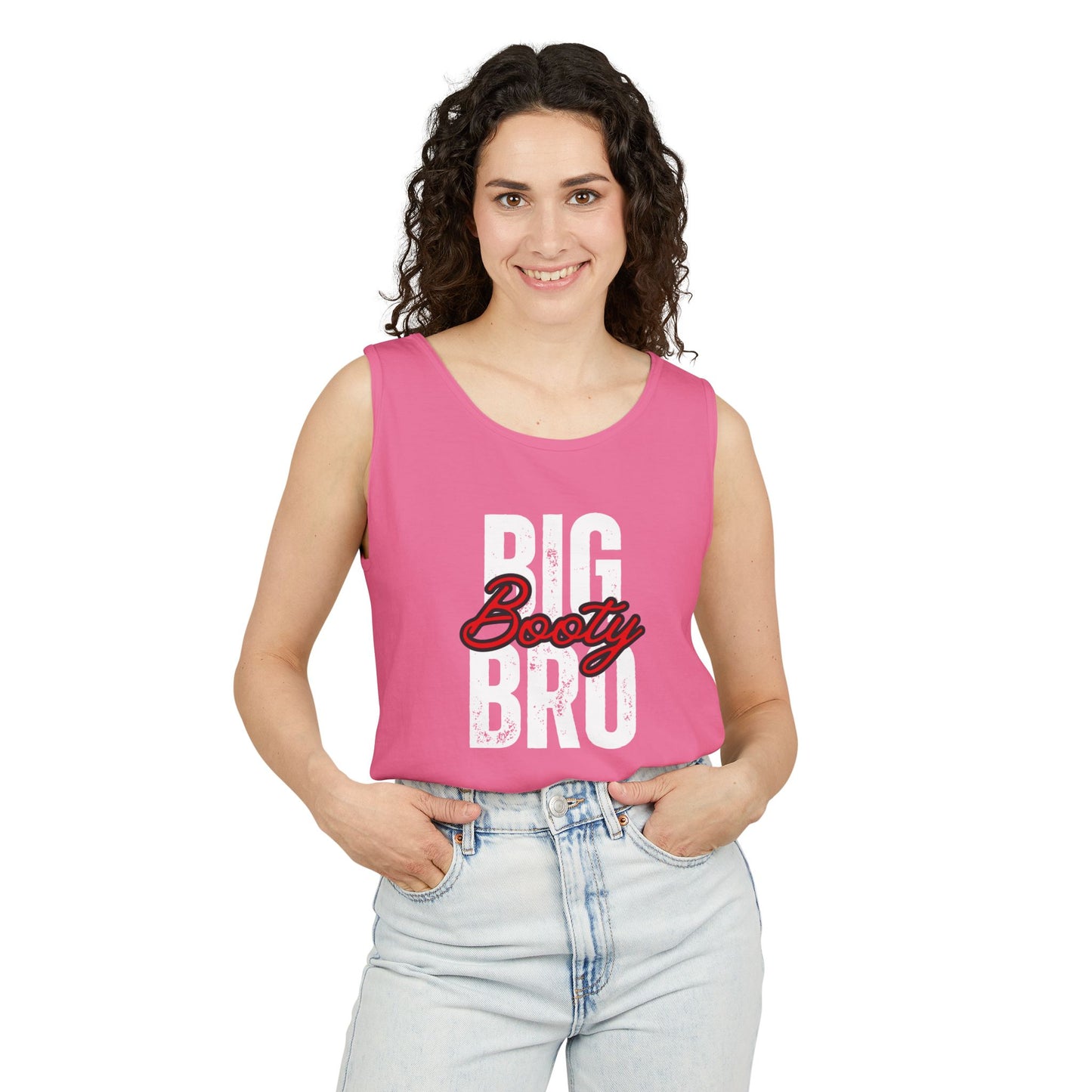 Big Booty Unisex Garment-Dyed Tank Top