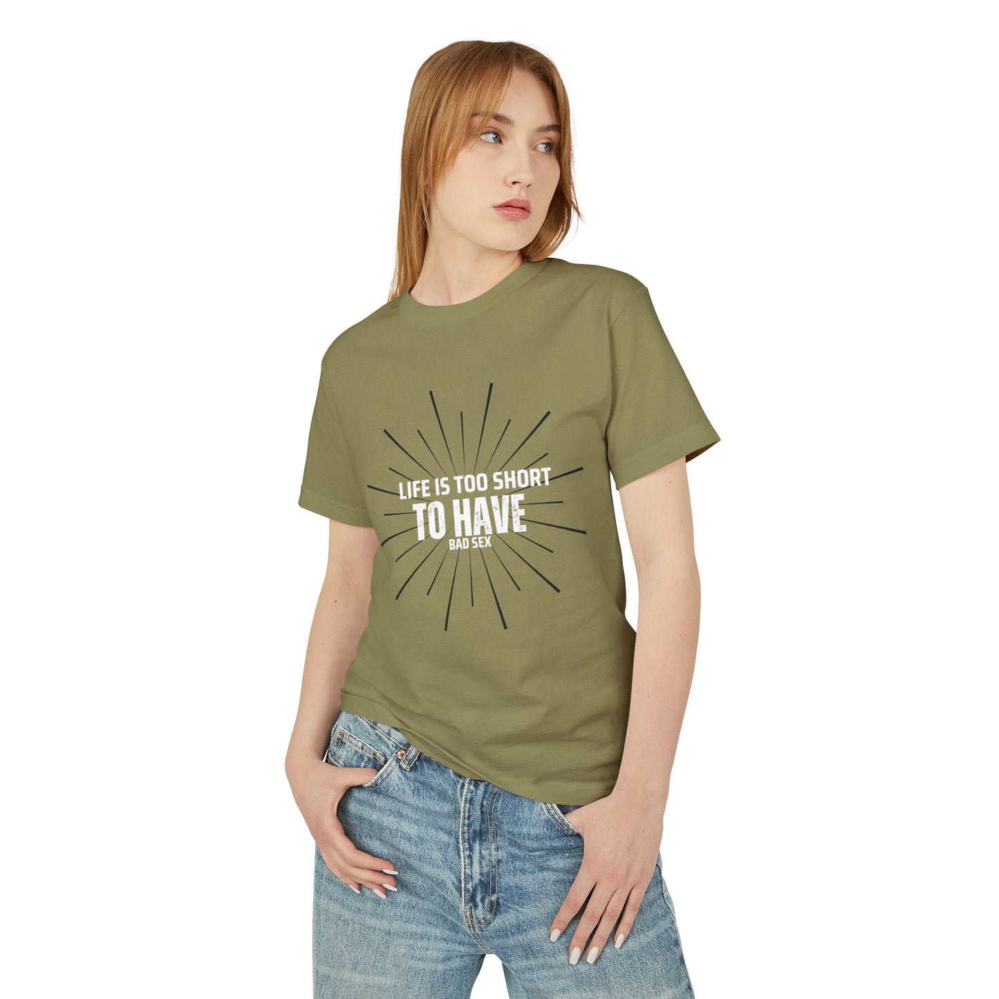 Life is too short  Unisex Garment-Dyed Heavyweight Cotton Tee