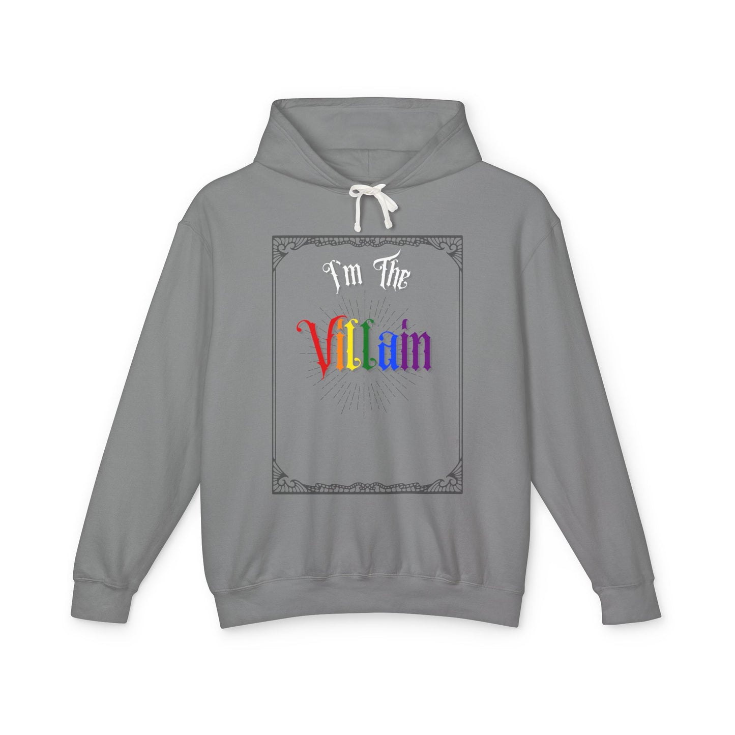 Rainbow Villian Unisex Lightweight Hooded Sweatshirt